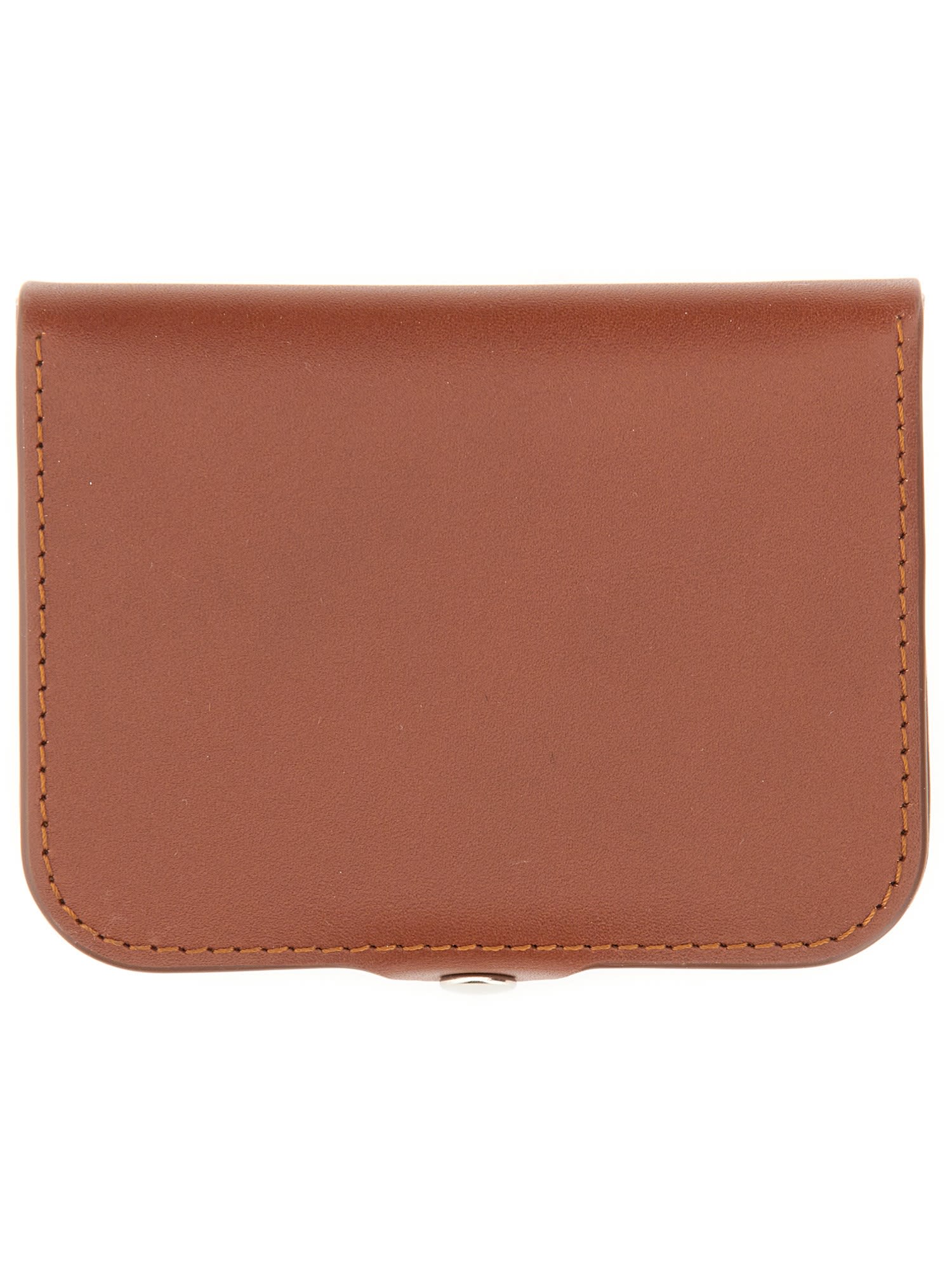 Apc Josh Coin Purse In Cad Noisette