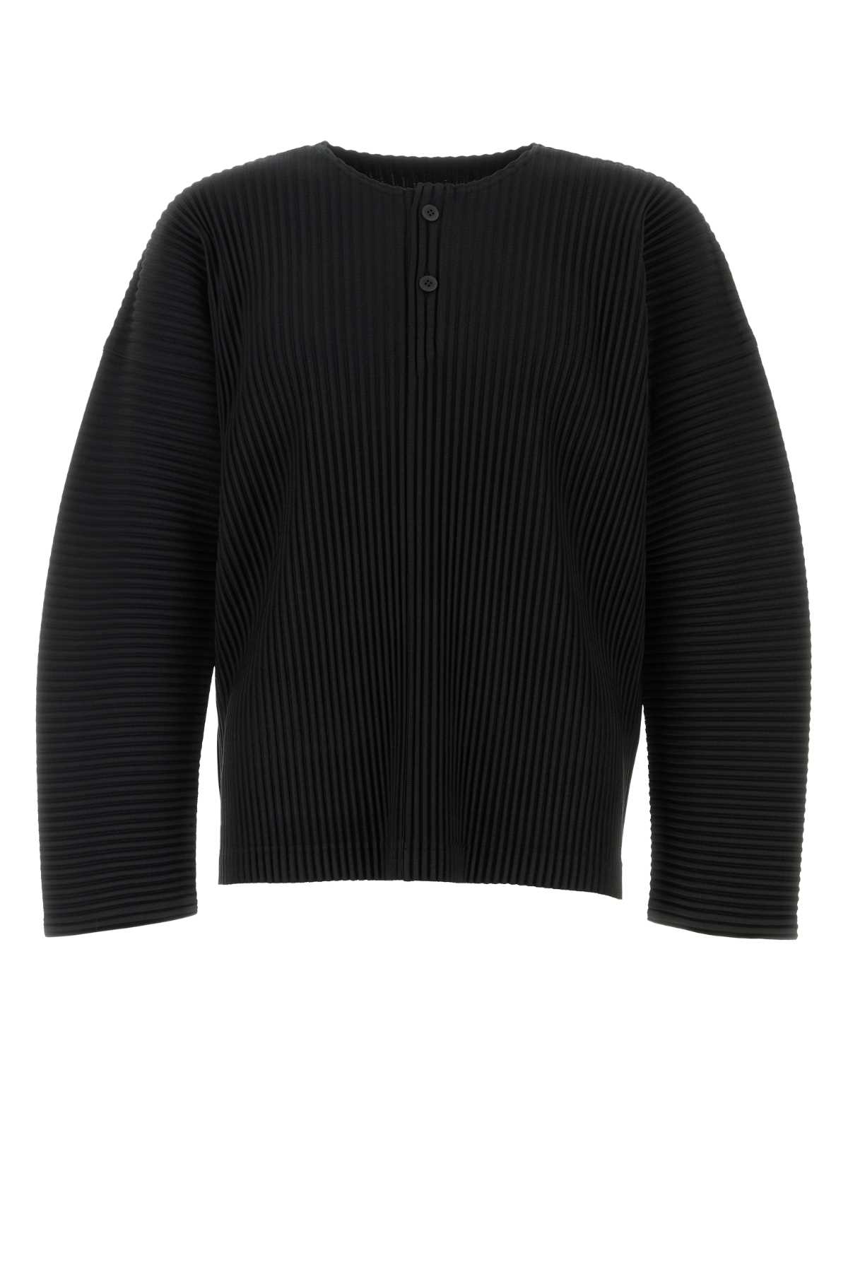 Homme Plissé Issey Miyake Black Polyester T-shirt