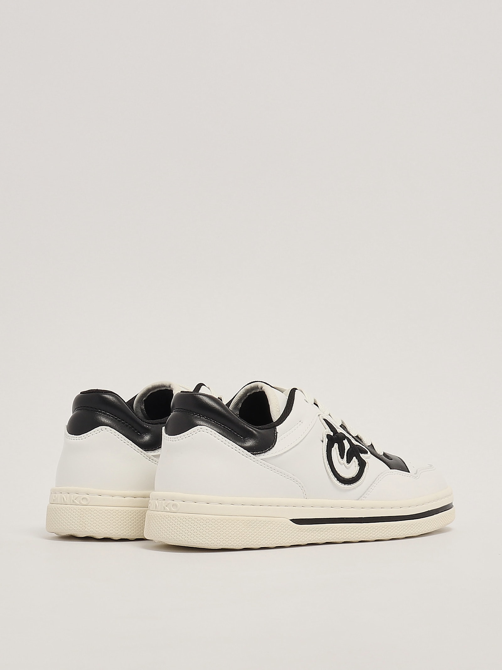 Shop Pinko Mandy 01 Sneaker In Bianco-nero