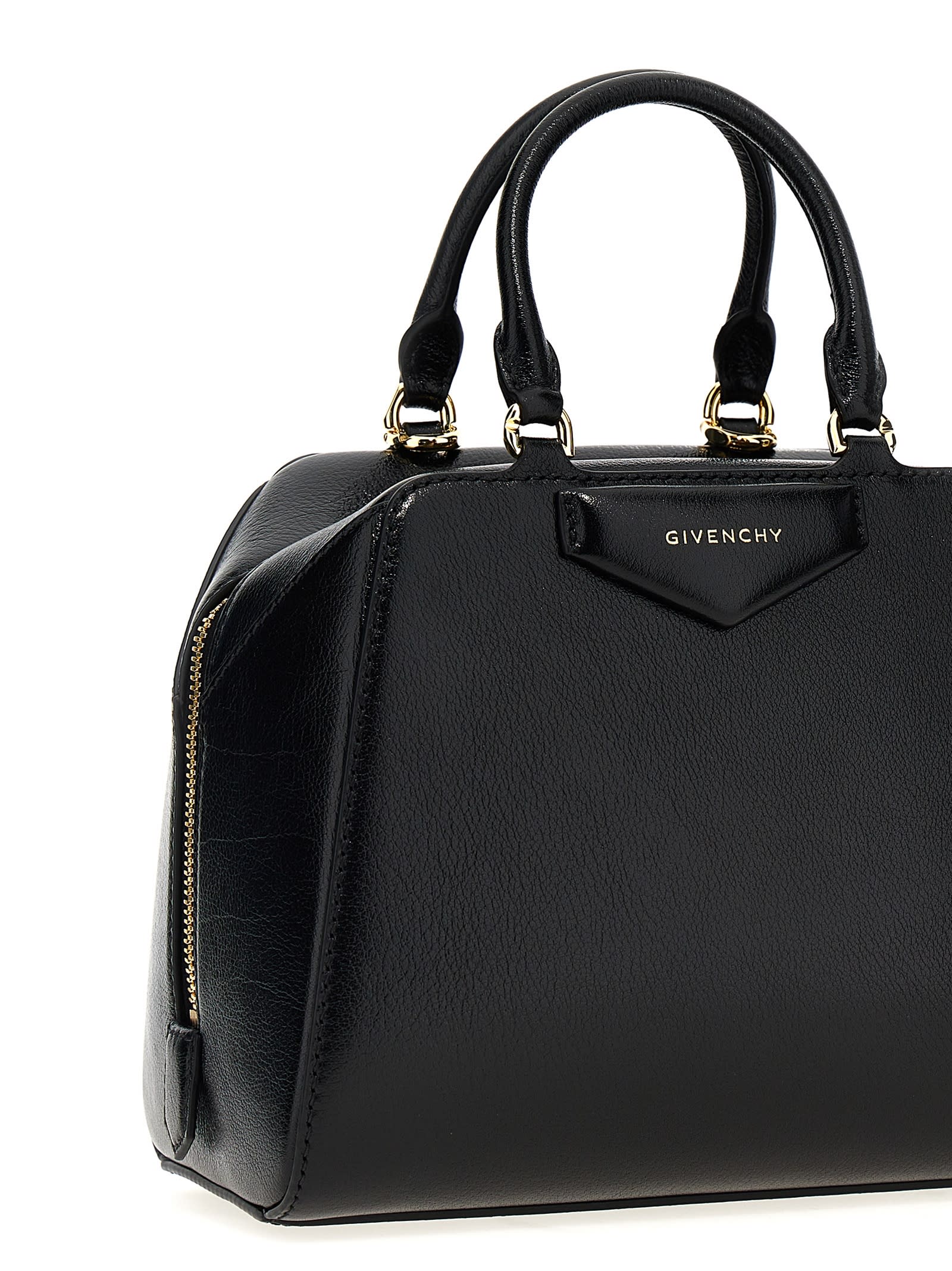 Shop Givenchy Antigona Cube Mini Bag In Black