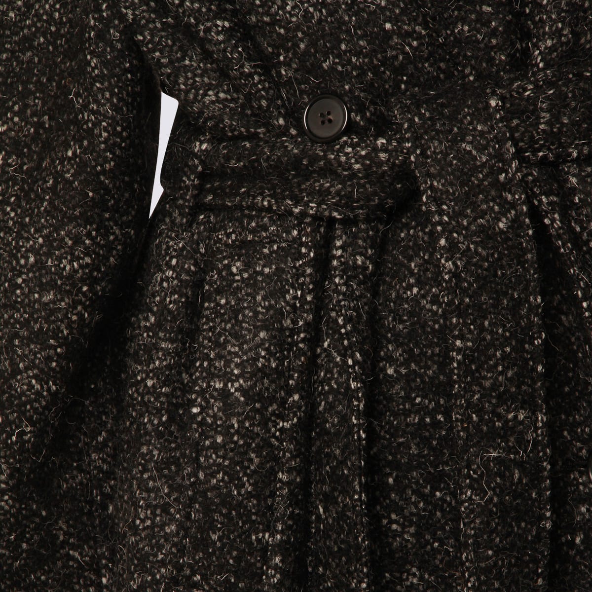 The Row Black Wool Macaria Coat In Black