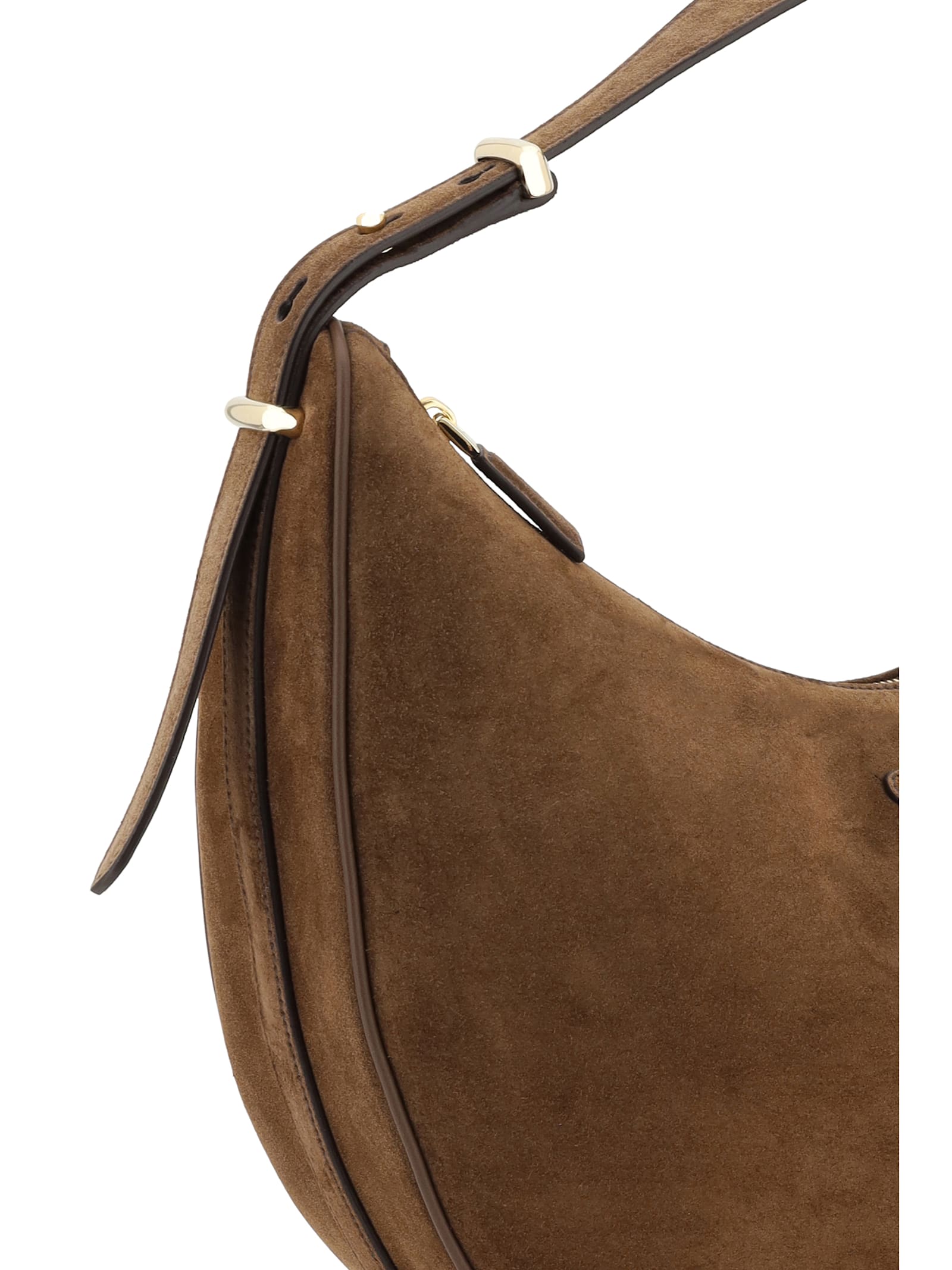 PRADA SUEDE DESIGN SHOULDER BAG