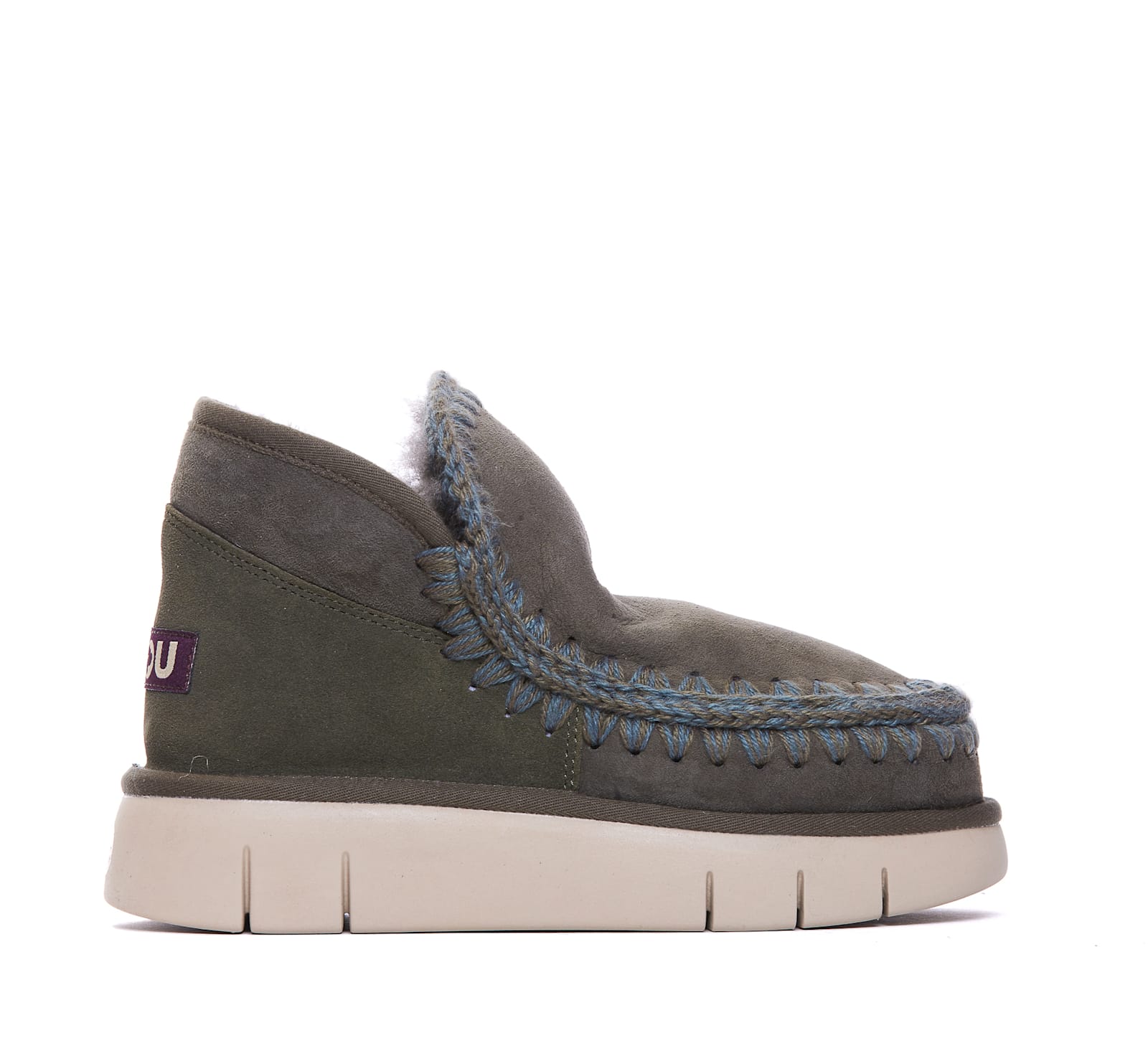 Shop Mou Eskimo Bounce Sneakers In Green