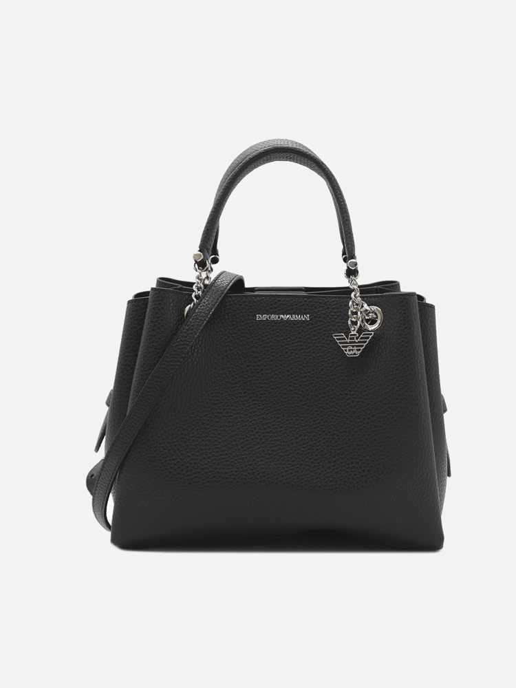 Emporio Armani Handbag With Screen-printed Logo Detail