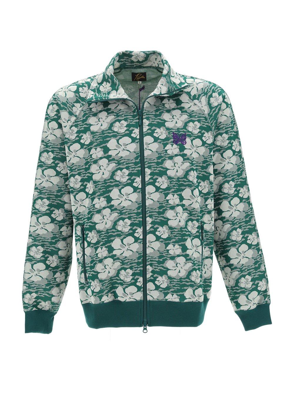 Needles All-over Printed Zip-up Long-sleeved Jacket