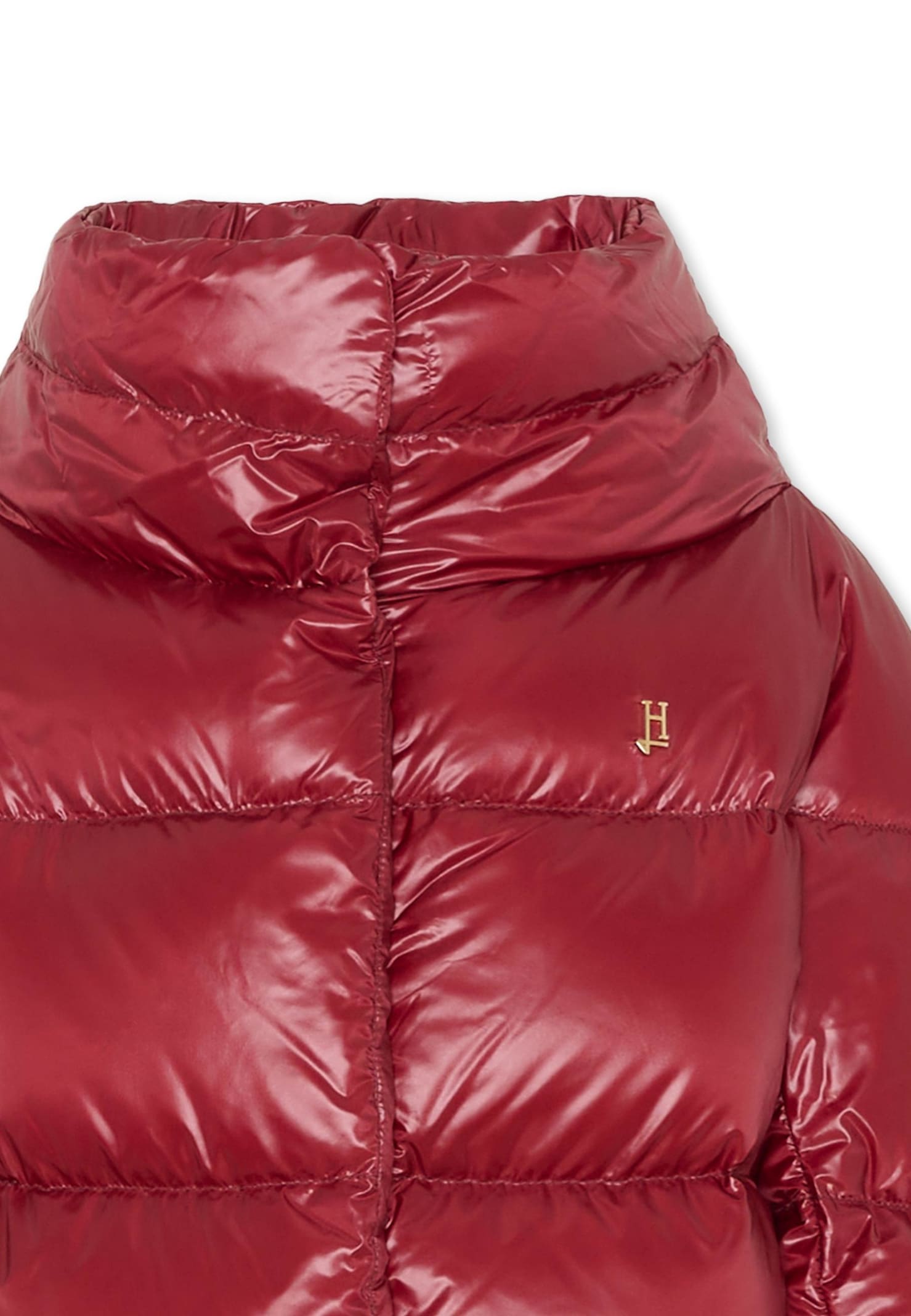 Herno Quilted Jacket In Animal Print