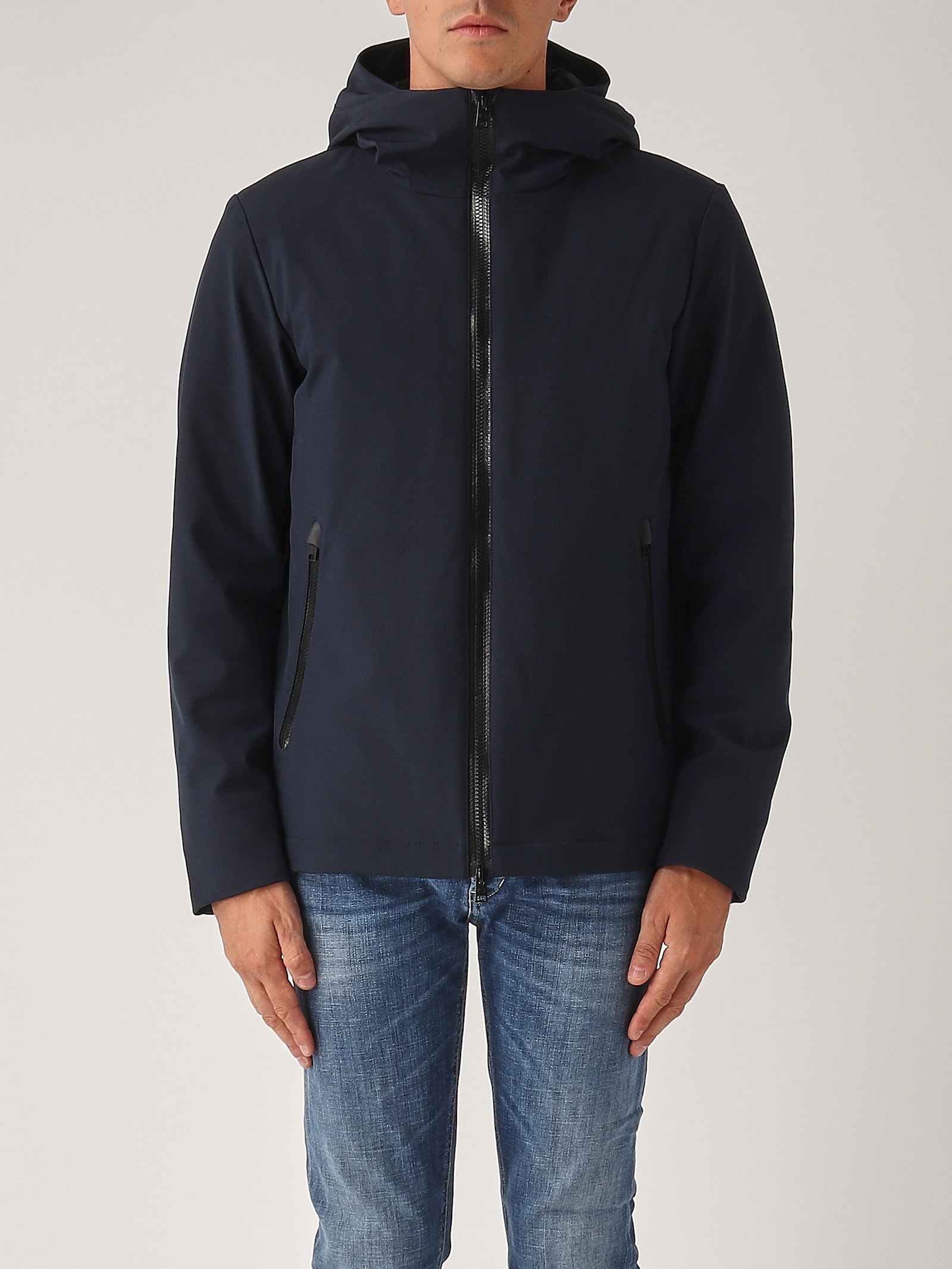 Woolrich Pacific Soft Shell Jacket In Navy