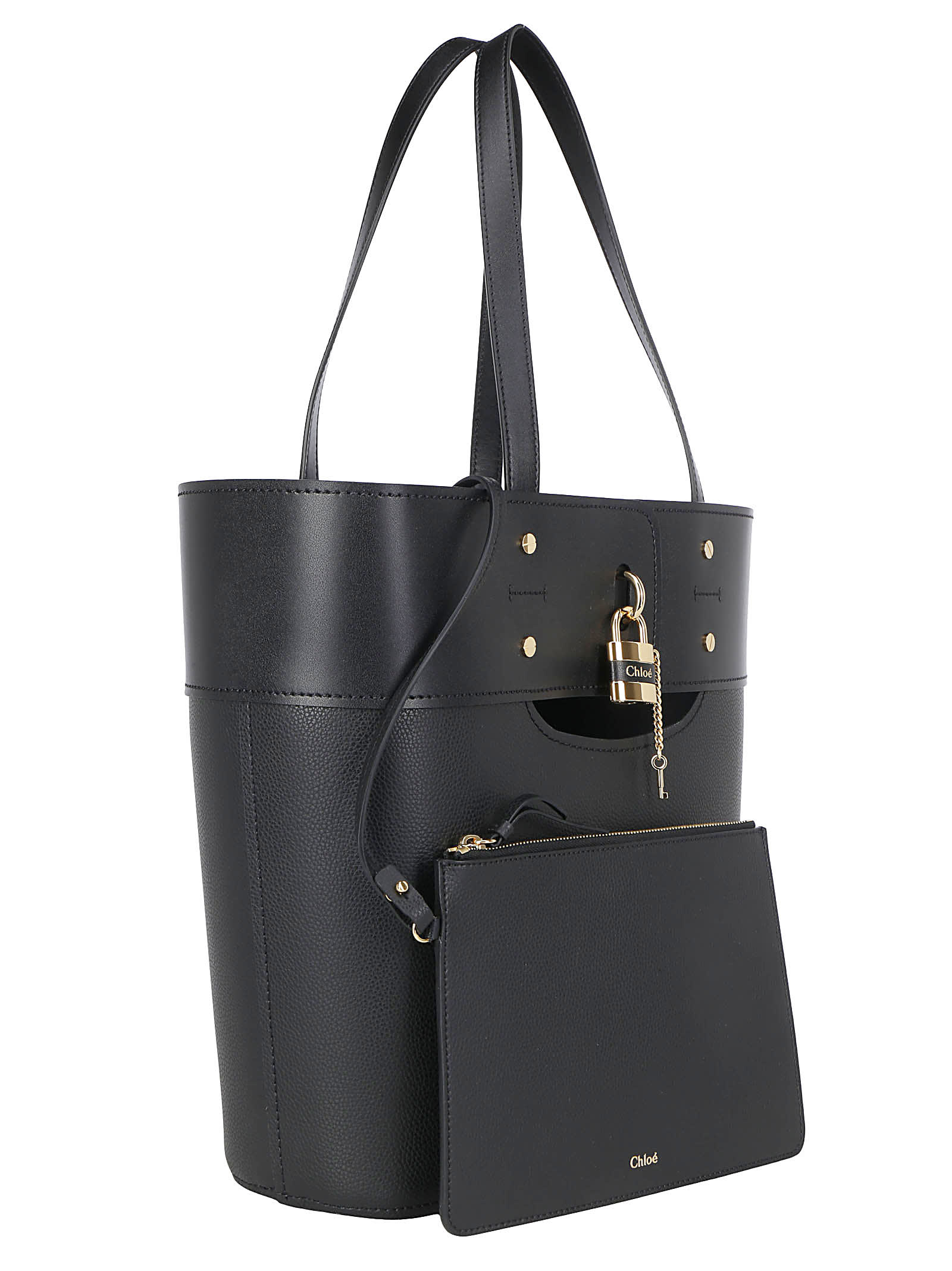 chloe tote bag black