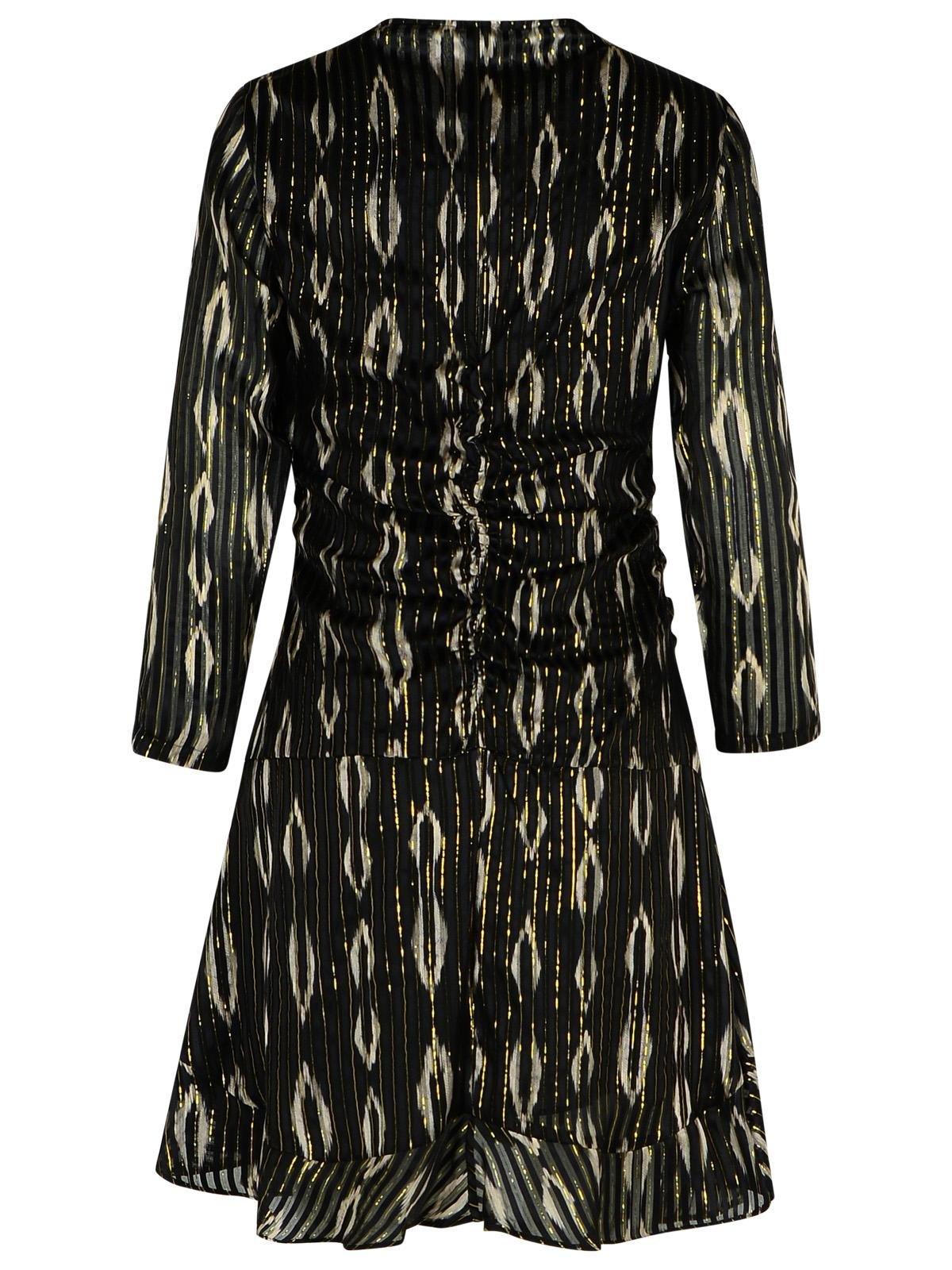 Isabel Marant Octavi Mini Dress In Black