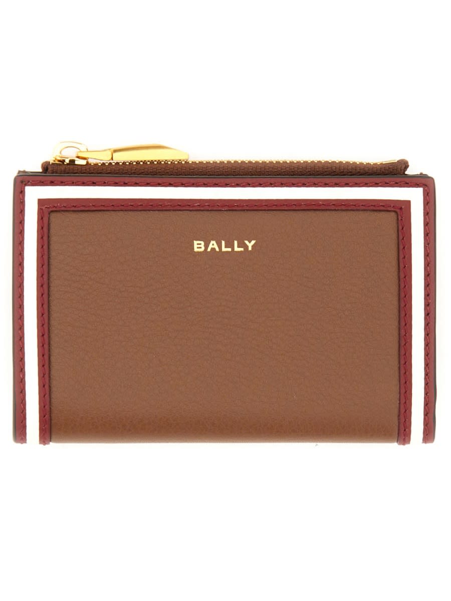 Shop Bally Wallet Tails In Brown