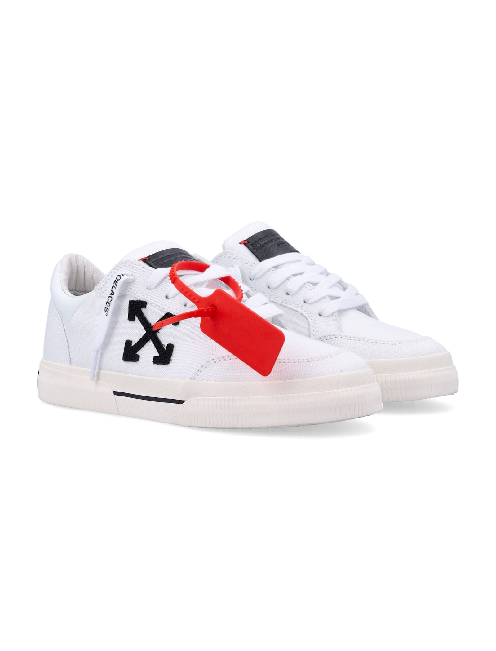 Off-white Vulcanized Womans Sneakers In White