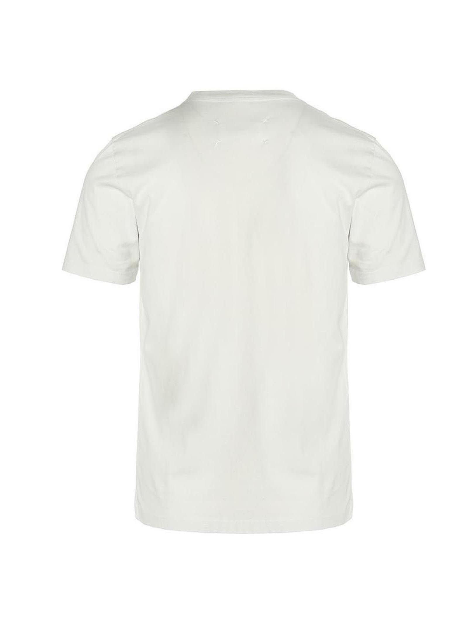 Shop Maison Margiela Cotton T-shirt In White