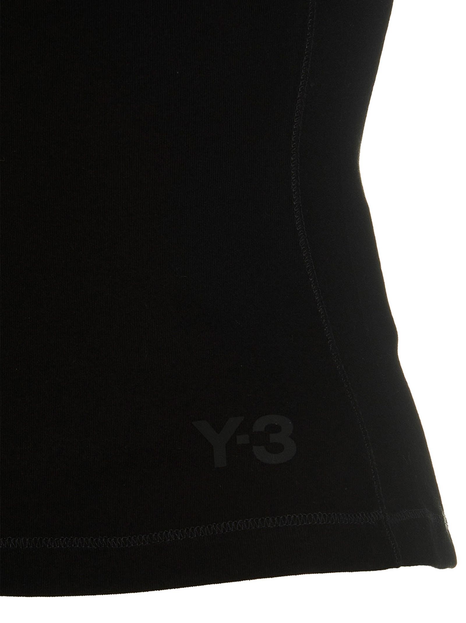 Shop Y-3 Logo T-shrit In Black