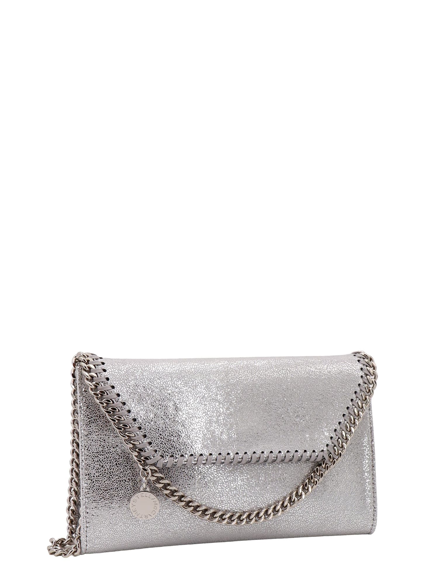 Stella Mccartney Falabella Shoulder Bag In Silver