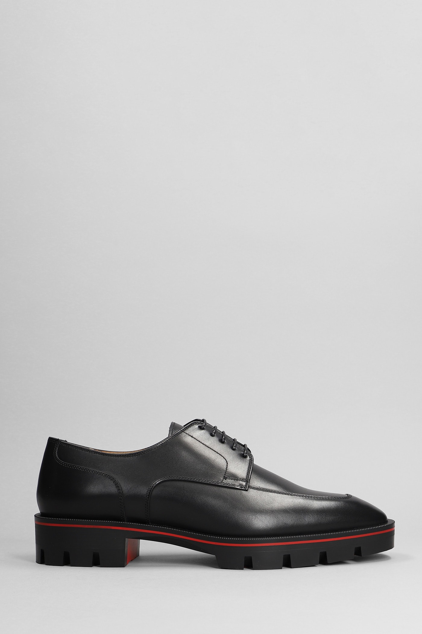 Davisol Lace Up Shoes In Black Leather