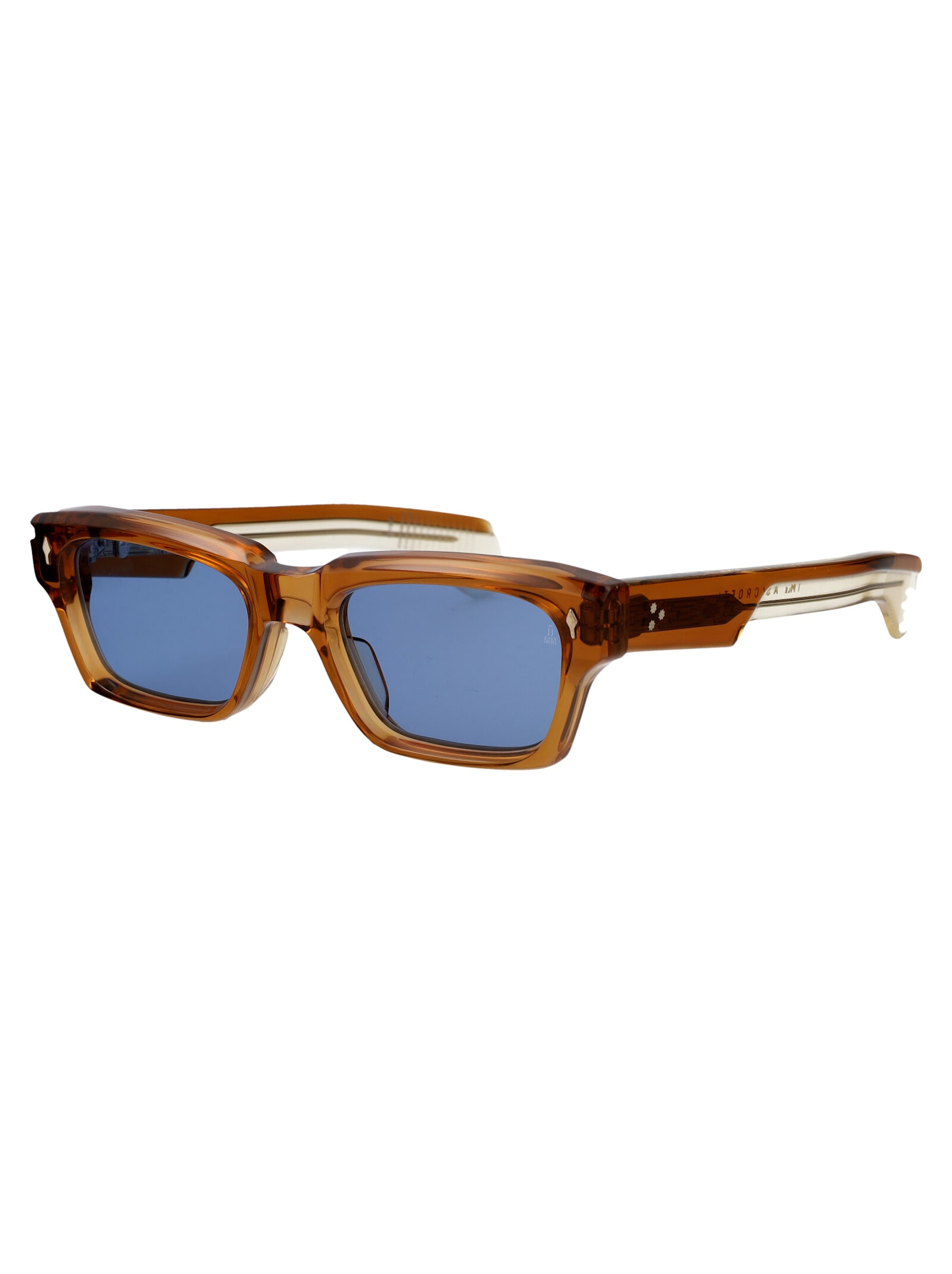 Shop Jacques Marie Mage Ashcroft Sunglasses In Whiskey