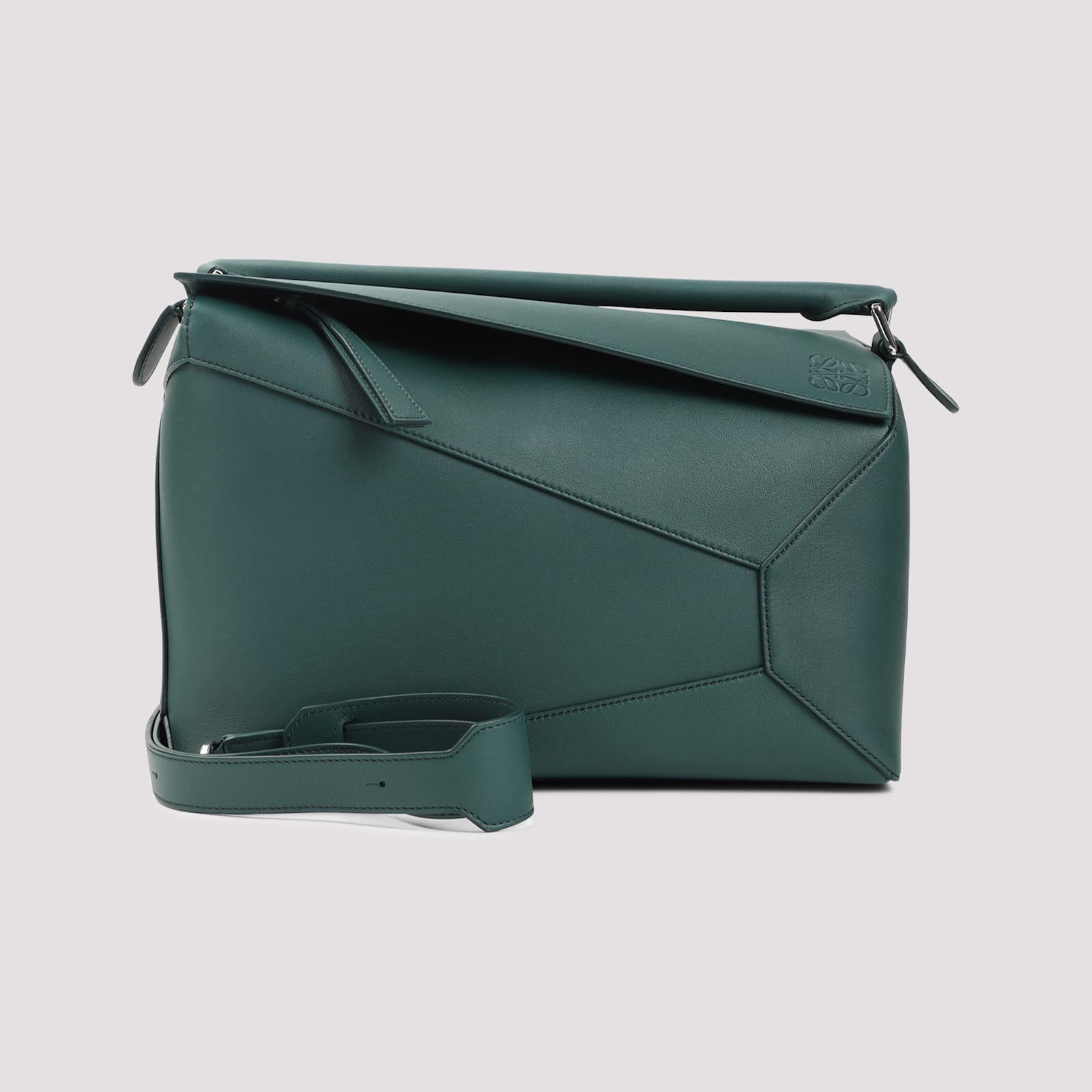 Loewe Puzzle Edge New Large Shoulder Bag In Green