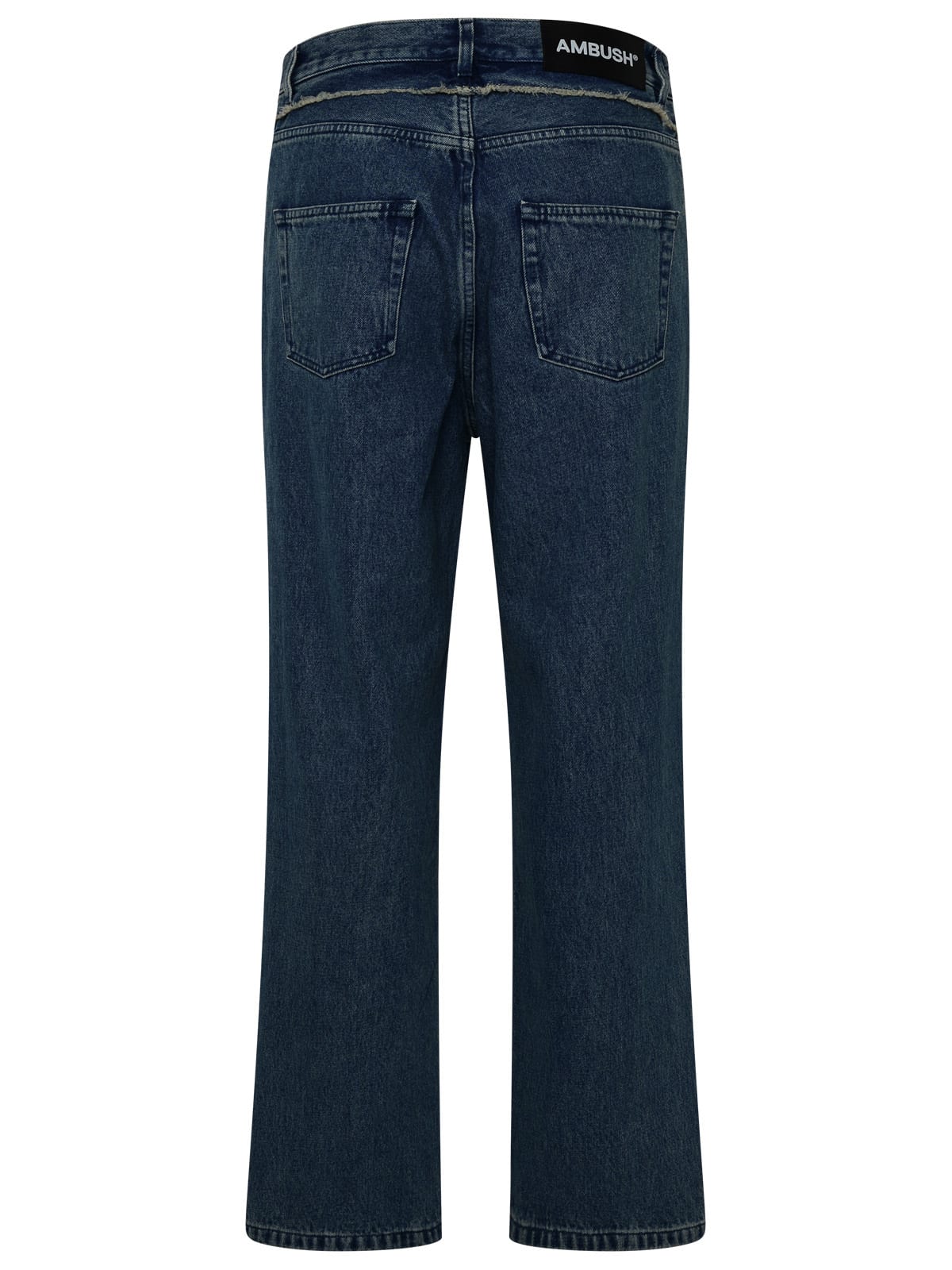 Shop Ambush Blue Cotton Jeans