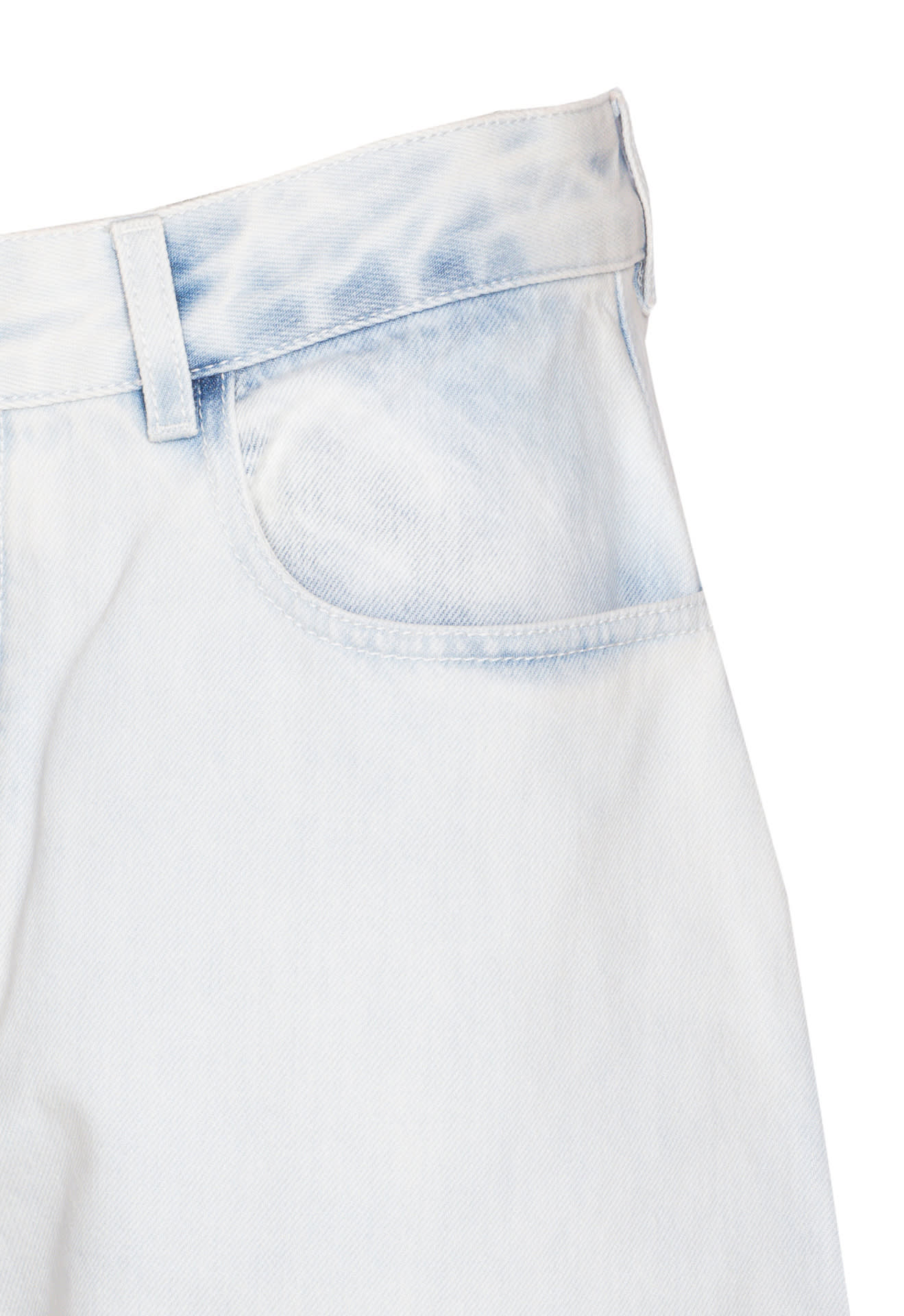 Alaïa Round Jeans In Blue