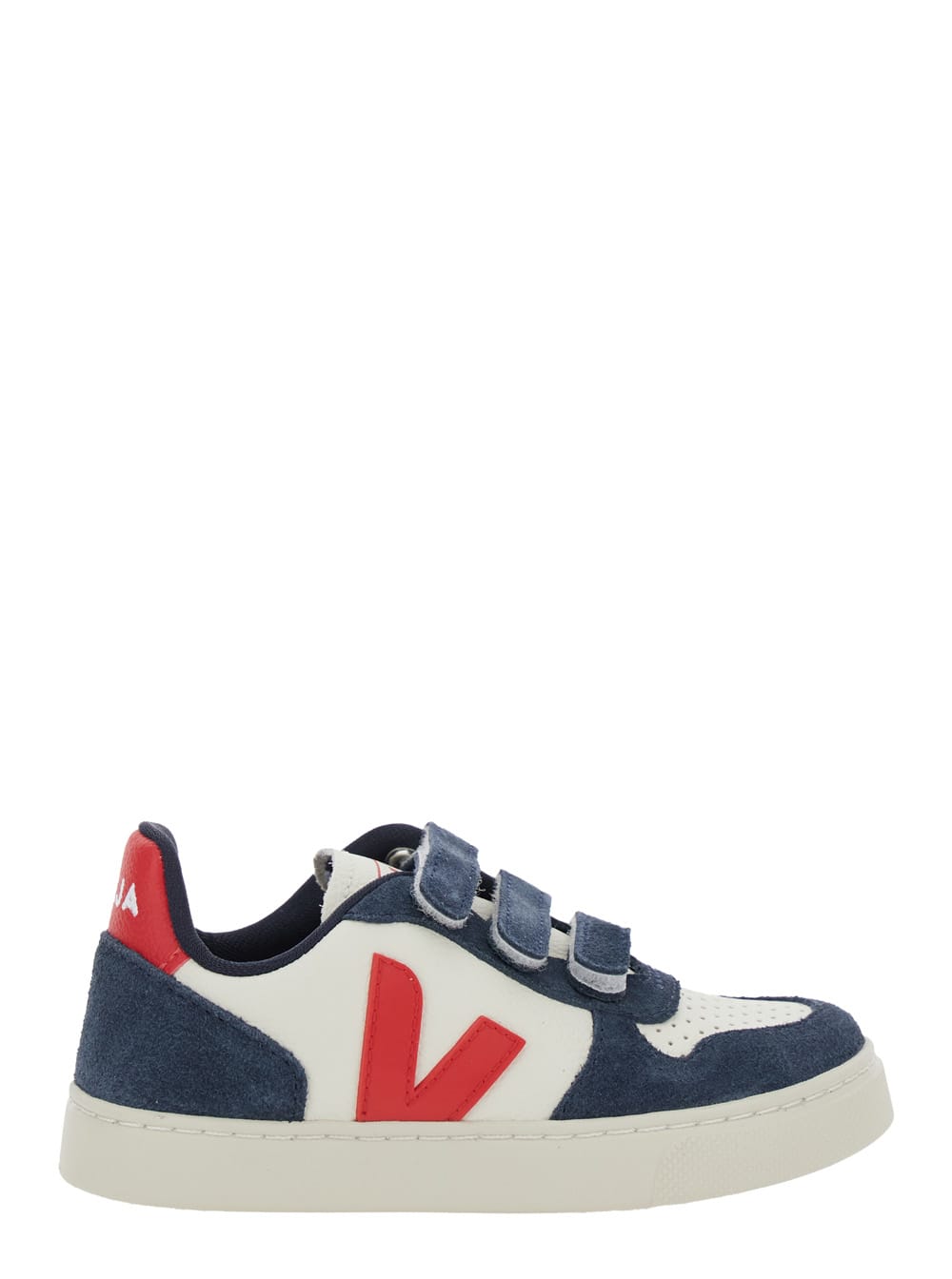 Veja V-10 Leather Sneakers In Multicolor