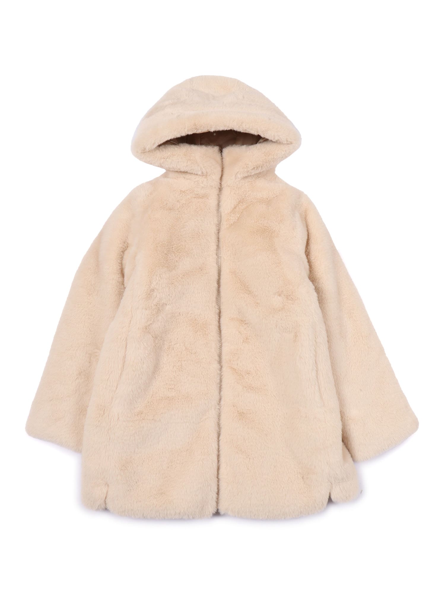 Save The Duck Flora Hooded Jacket In Neutral