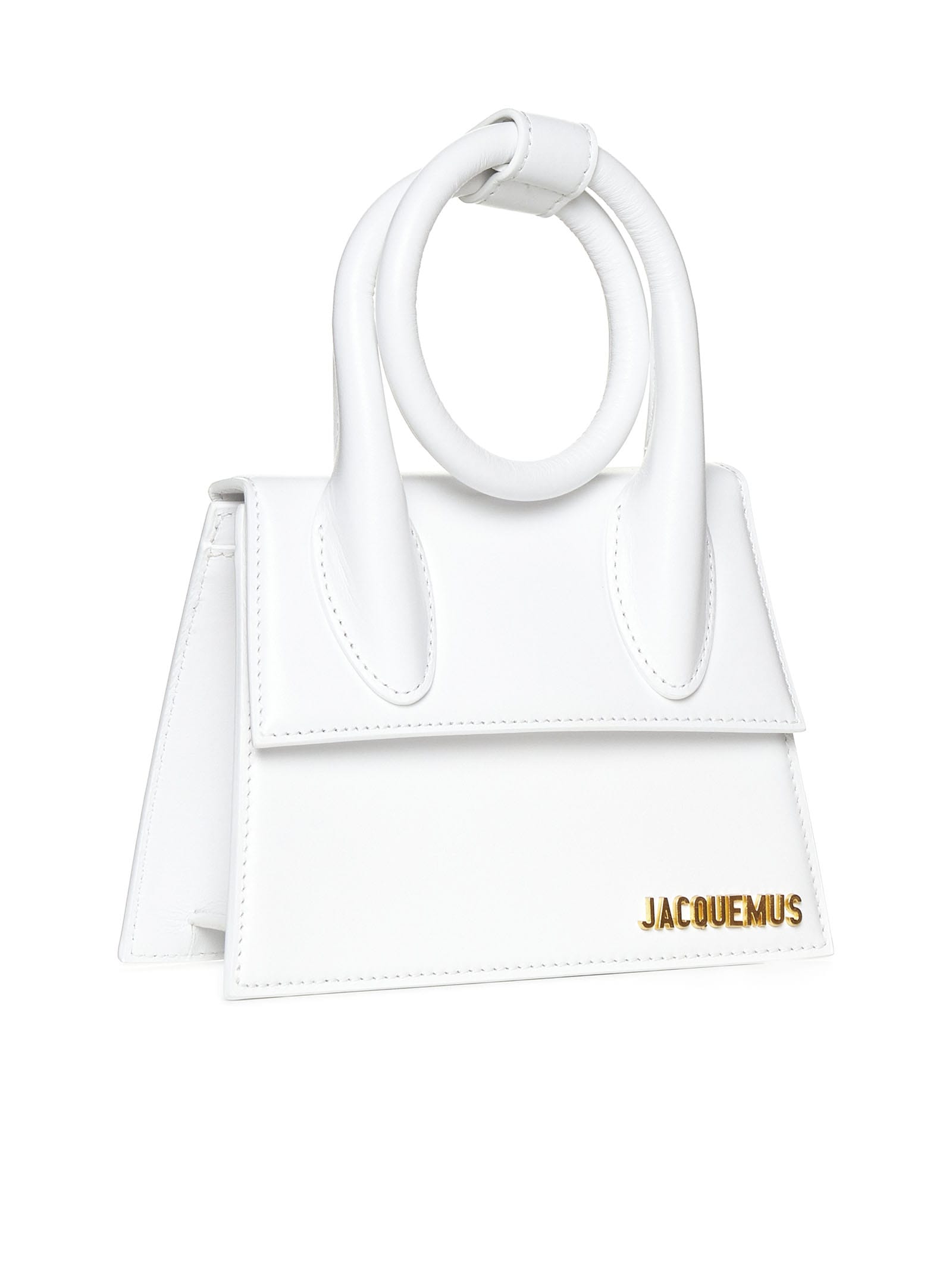 Jacquemus Le Chiquito Noeud Tote Bag In White
