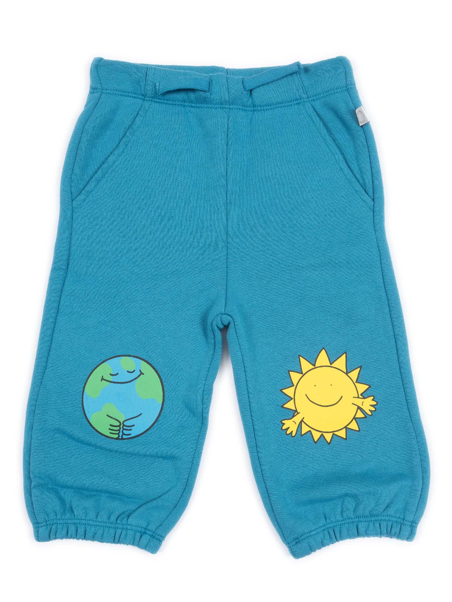 Stella Mccartney Printed Track Pants In Blue