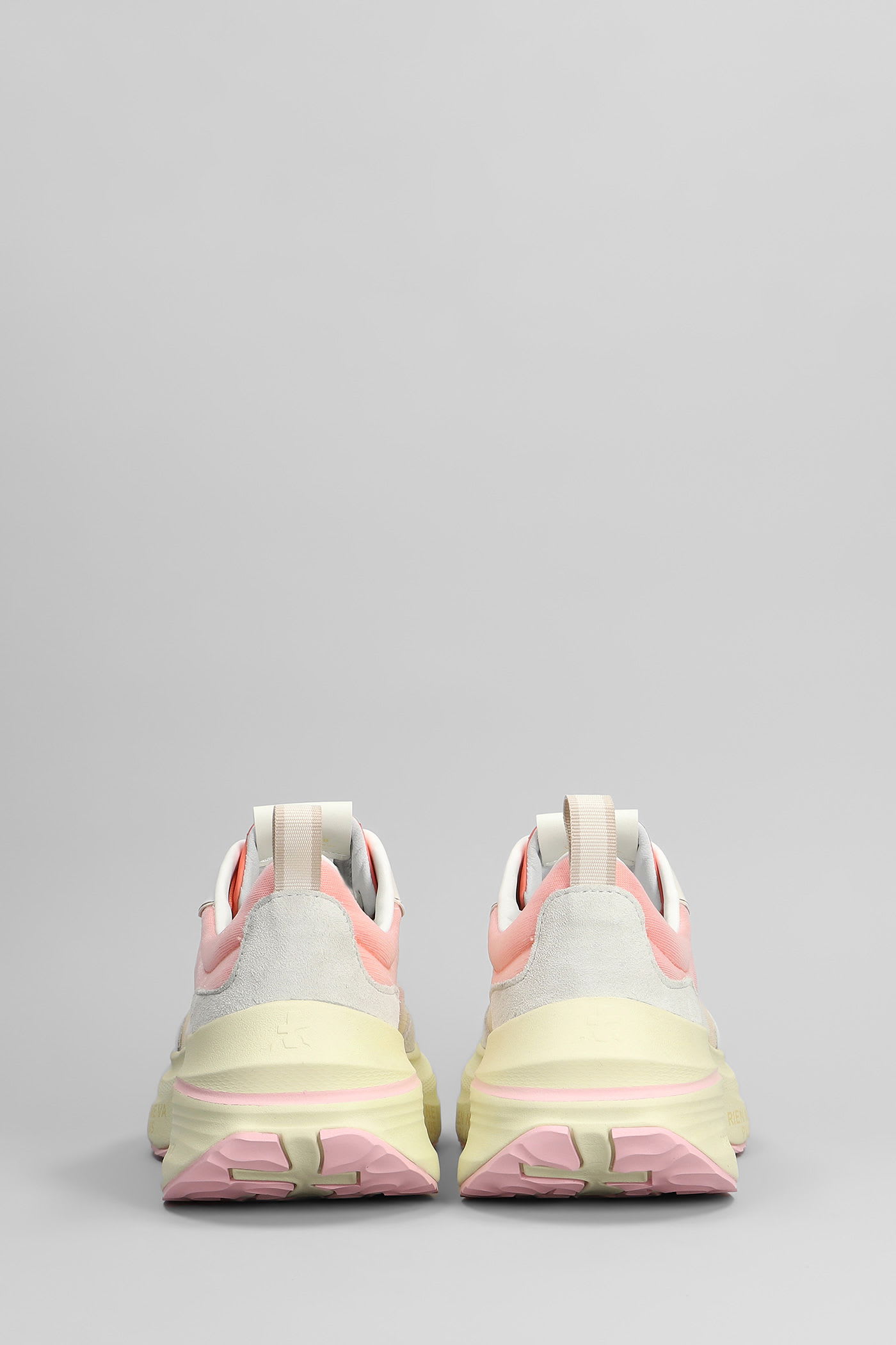 Premiata Hill Sneakers In Rose-pink Fabric In Pink