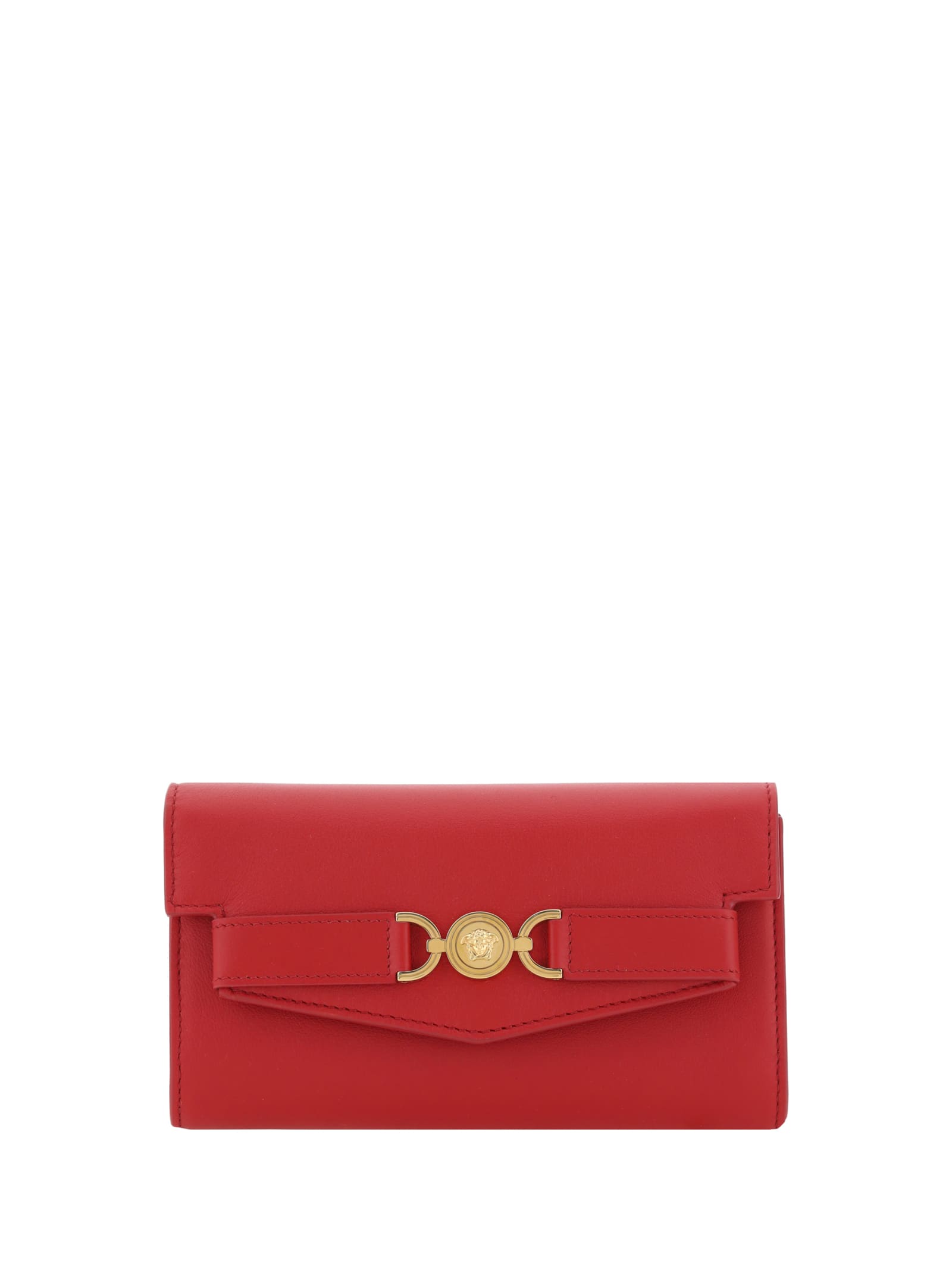 medusa 95 Red Leather Wallet