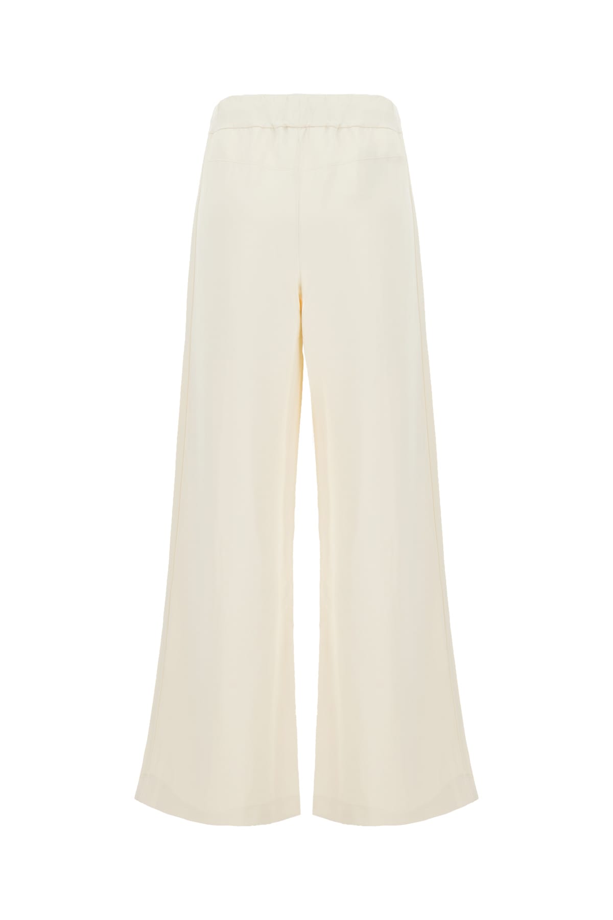Hugo Boss Ivory Stretch Polyester Blend Joggers In 118