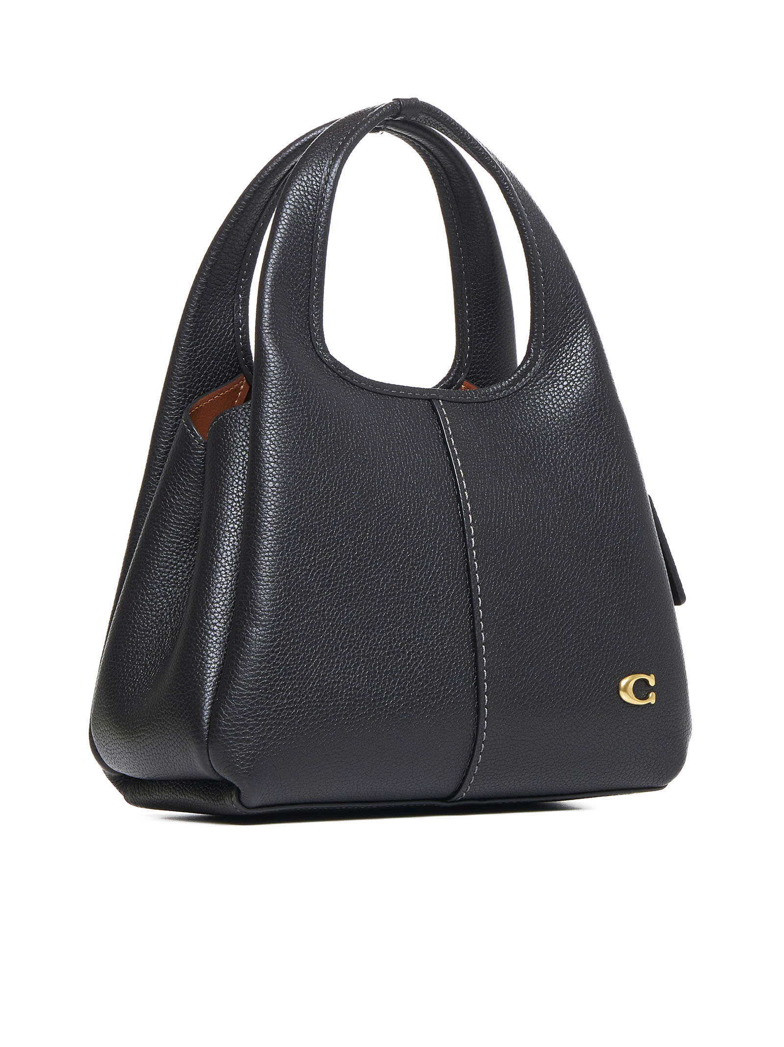 Coach Lana 25 Leather Crossbody Bag In Black