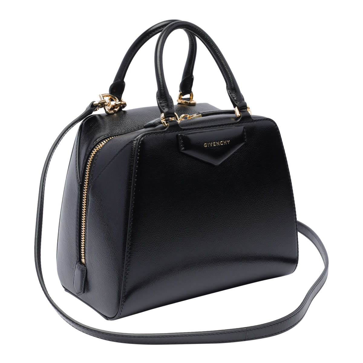 Shop Givenchy Antigona Cube Mini Bag In Black