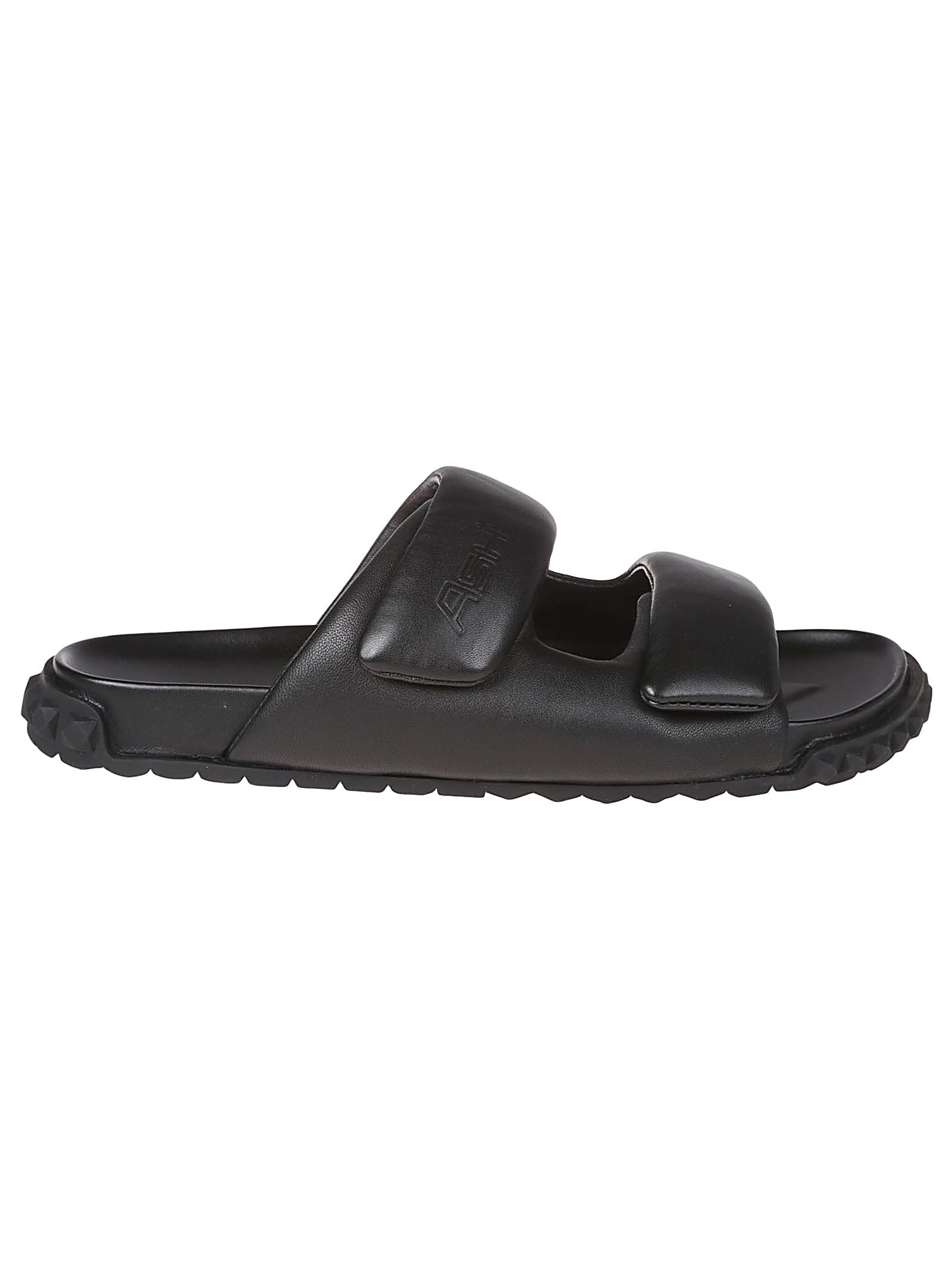 Ash Twist Studded Slip In Black