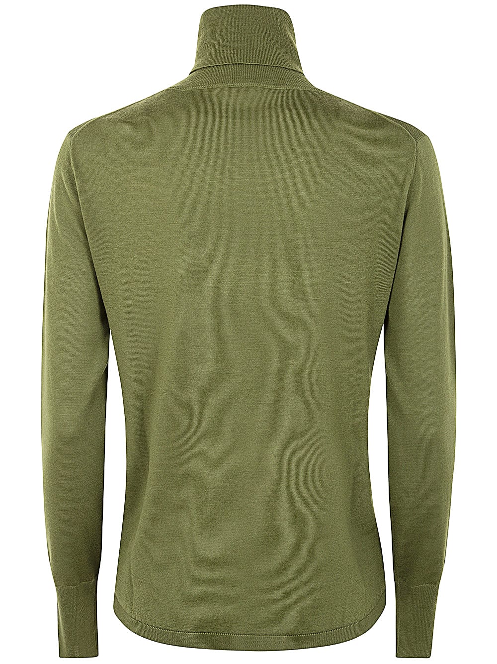 Shop Aspesi Turtle Neck Sweater In Military