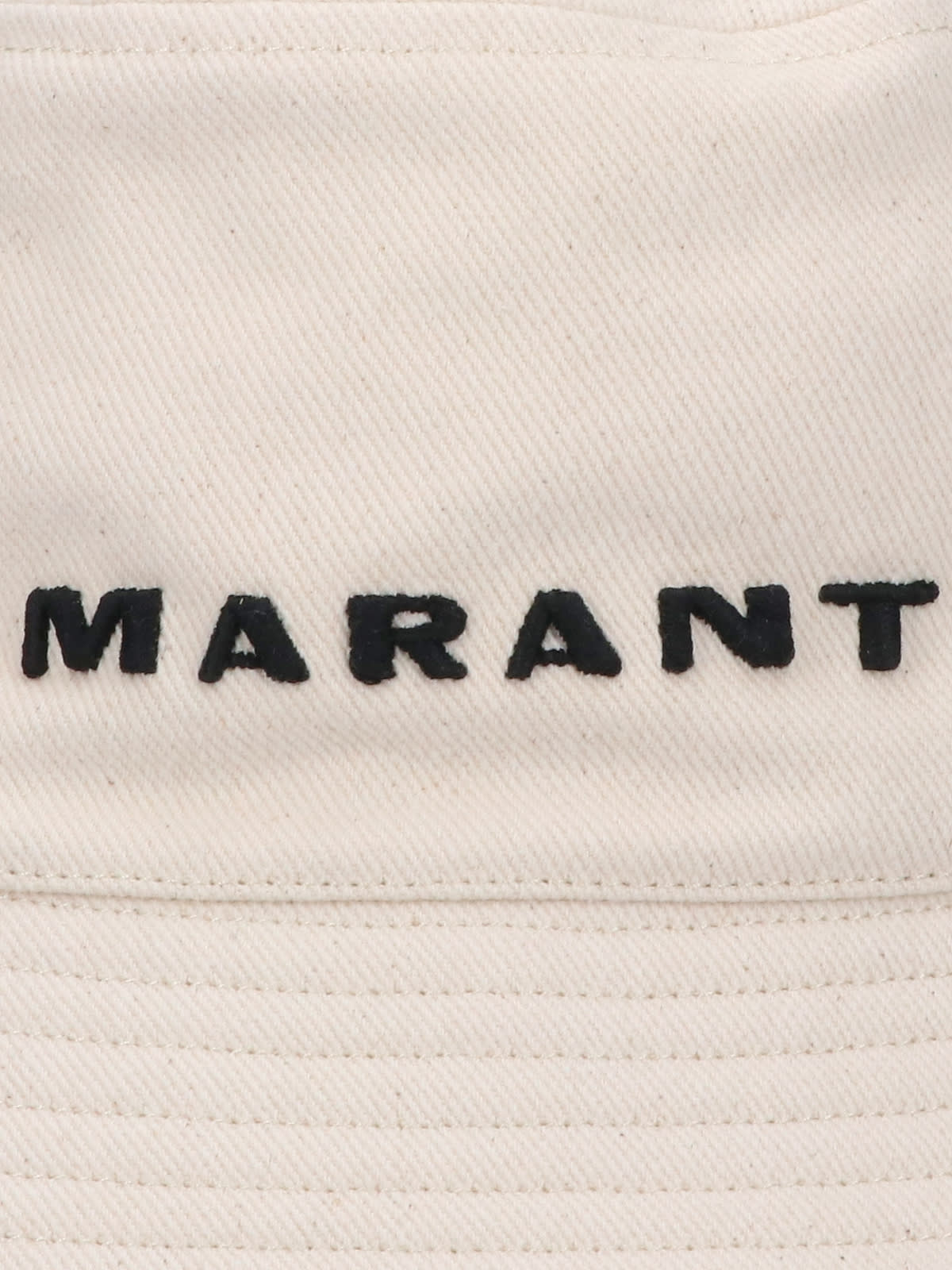 Shop Isabel Marant Haley Bucket Hat In Crema