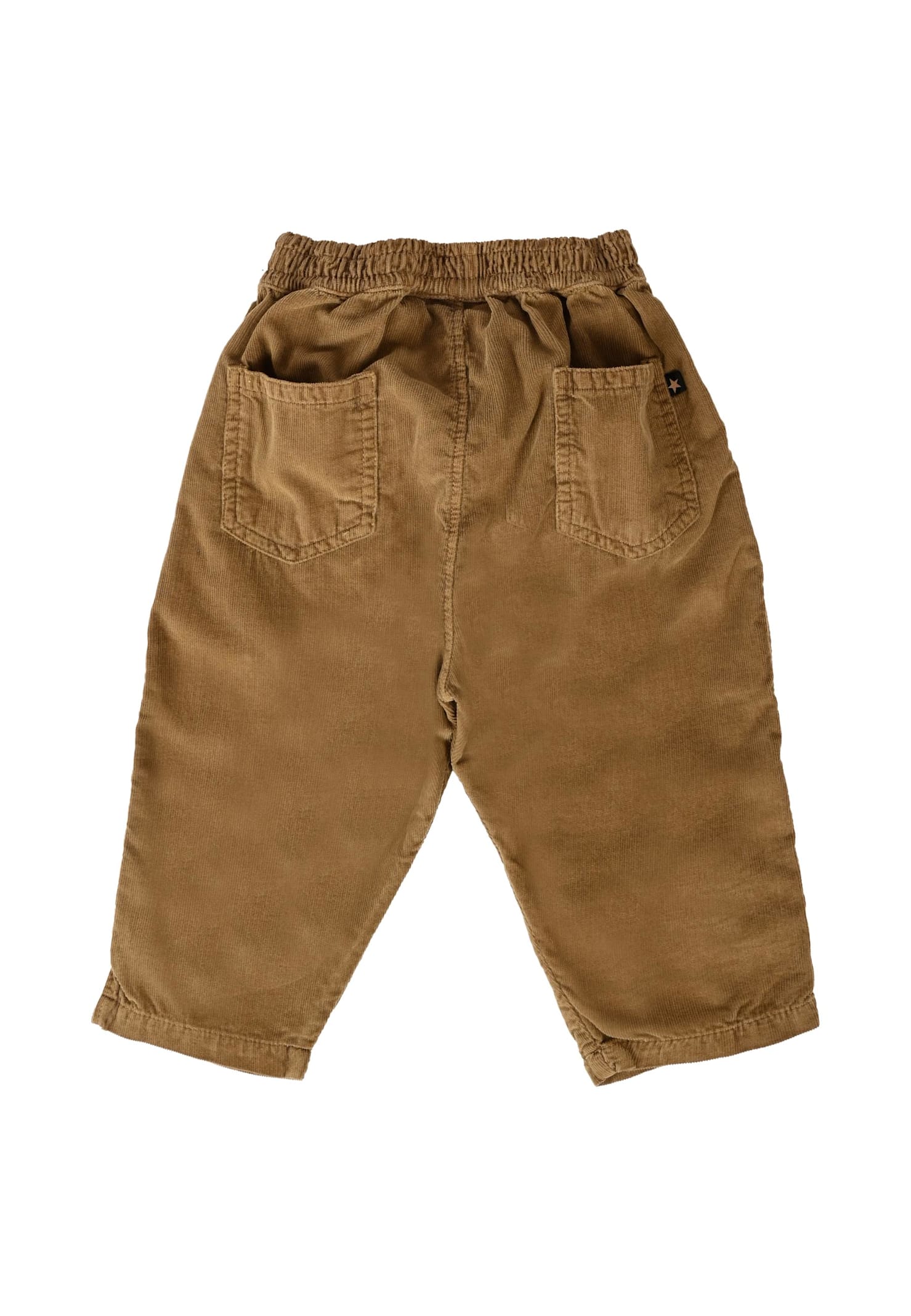 Molo Brown Trousers For Babykids With Smile In Brown