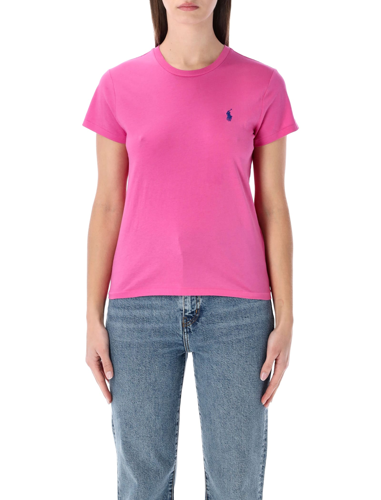 Polo Ralph Lauren Classic Tshirt Ss In Pink
