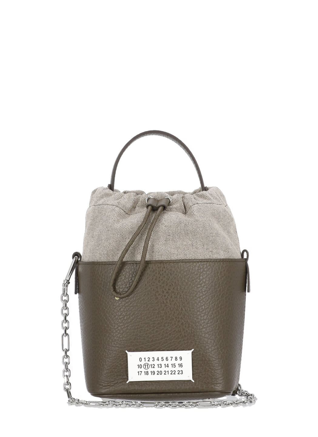 Shop Maison Margiela 5ac Bucket Bag In Brown