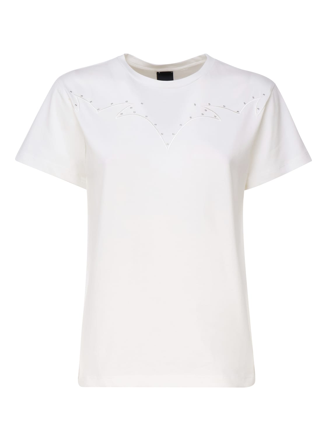 Pinko Cotton T-shirt In White
