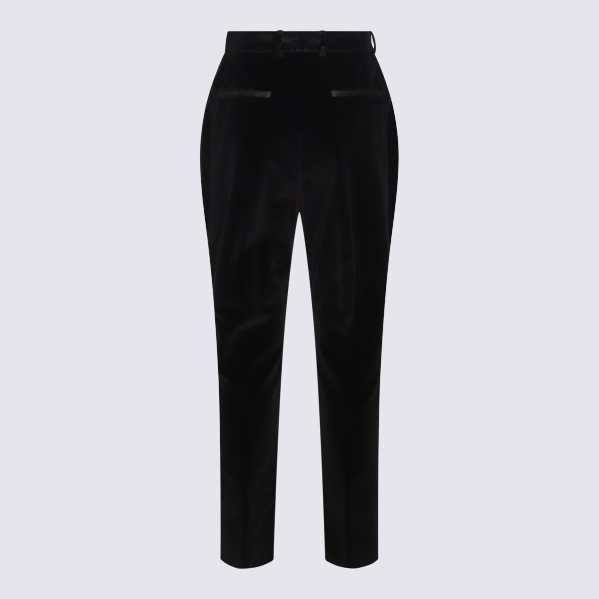 Shop Dolce & Gabbana Black Cotton Pants