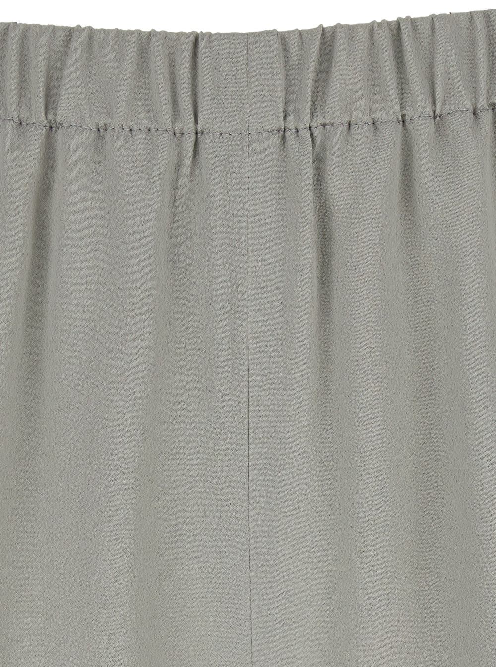 Antonelli Rapolano Creen Pants With Elastic Waist And Wide Leg In Silk Blend Woman In Green