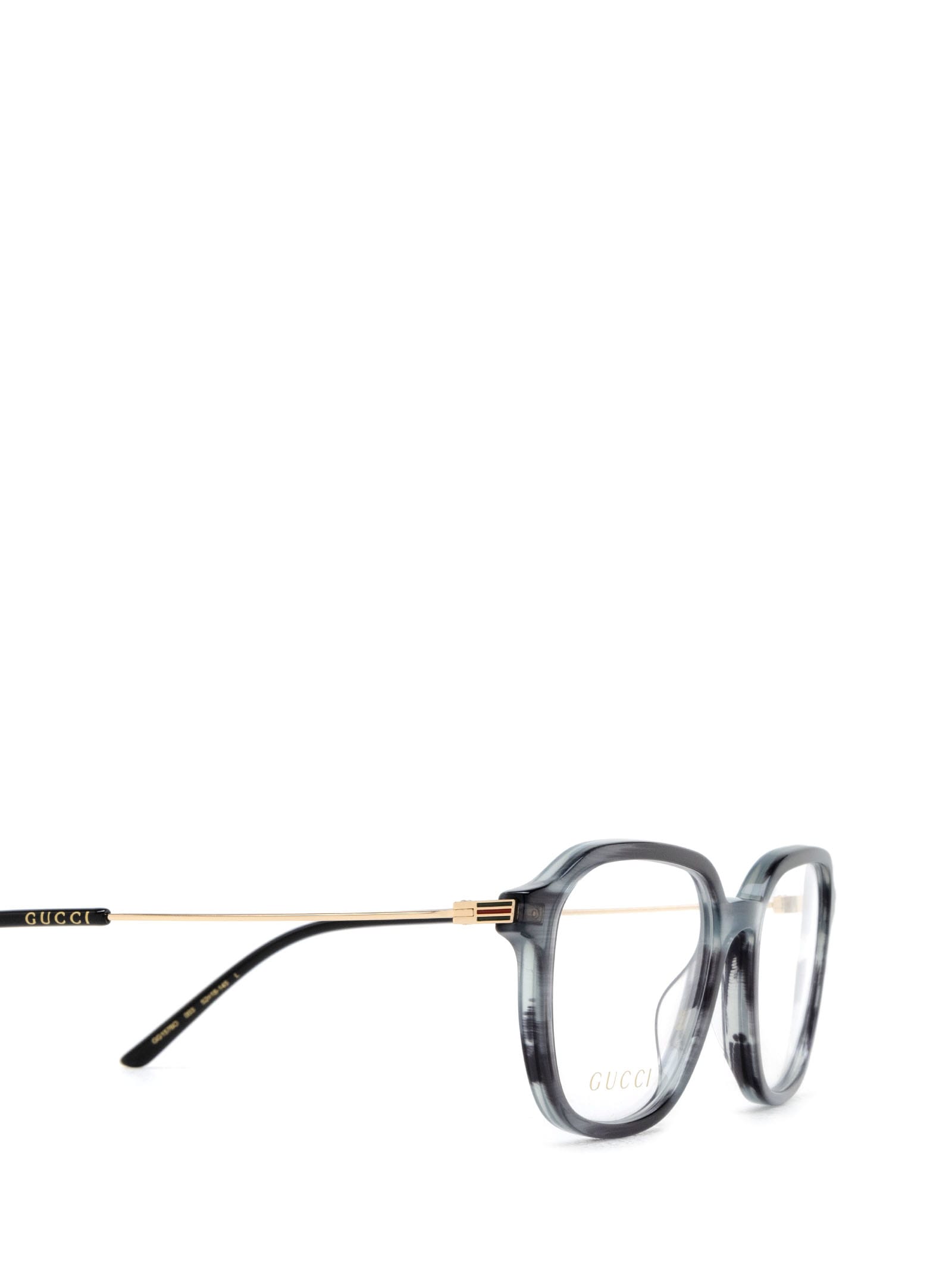 Shop Gucci Gg1576o Grey Glasses