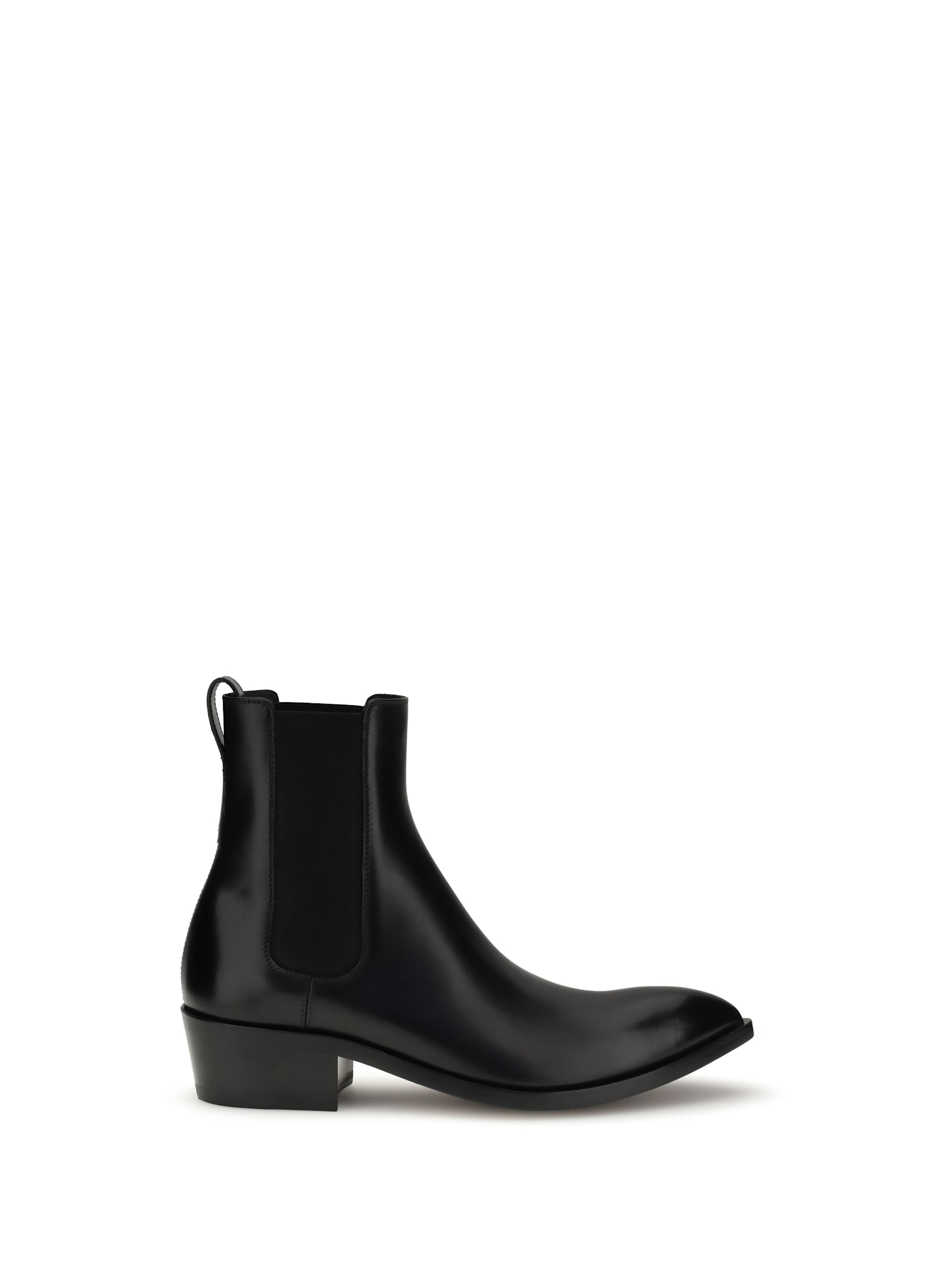 Tom Ford Chelsea Ankle Boots In Black