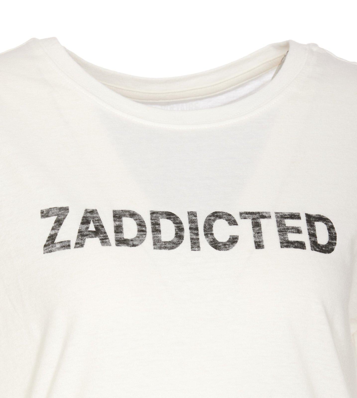 Shop Zadig &amp; Voltaire Charlotte Zaddicted Crewneck T-shirt In Judo
