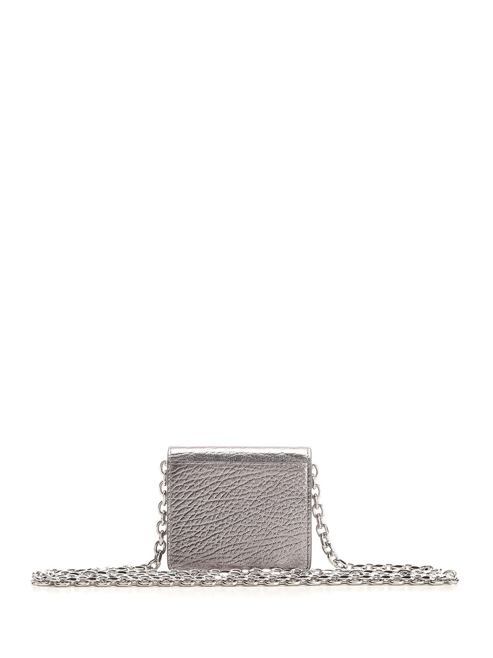 Shop Maison Margiela Four Stitches Small Wallet In Grey