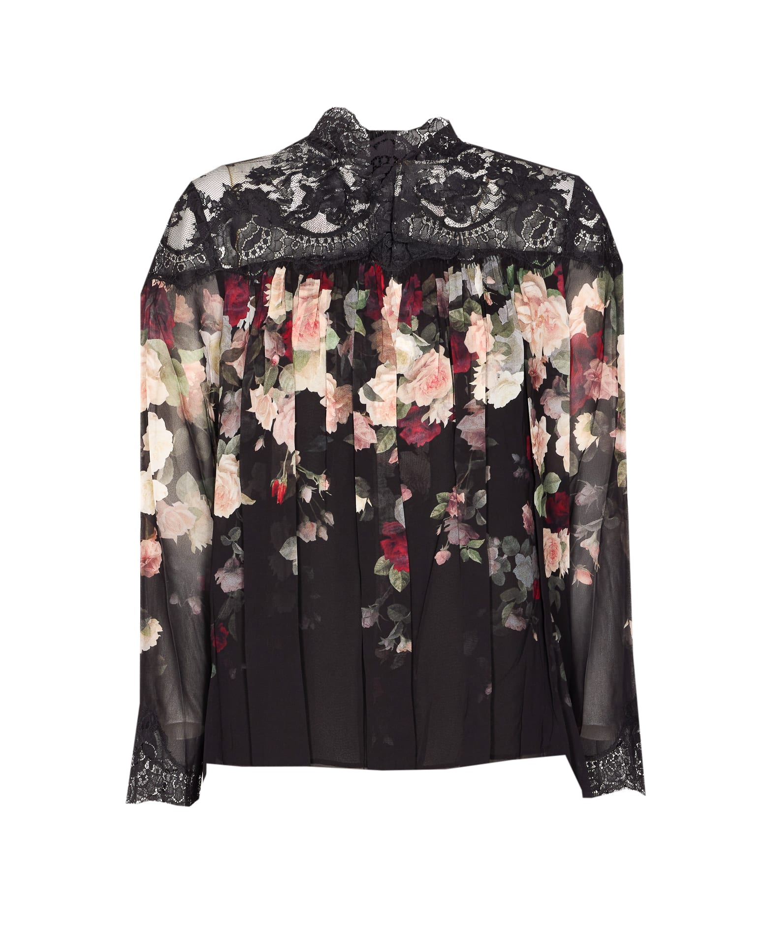 Zimmermann Hypnotic Lace Yoke Blouse