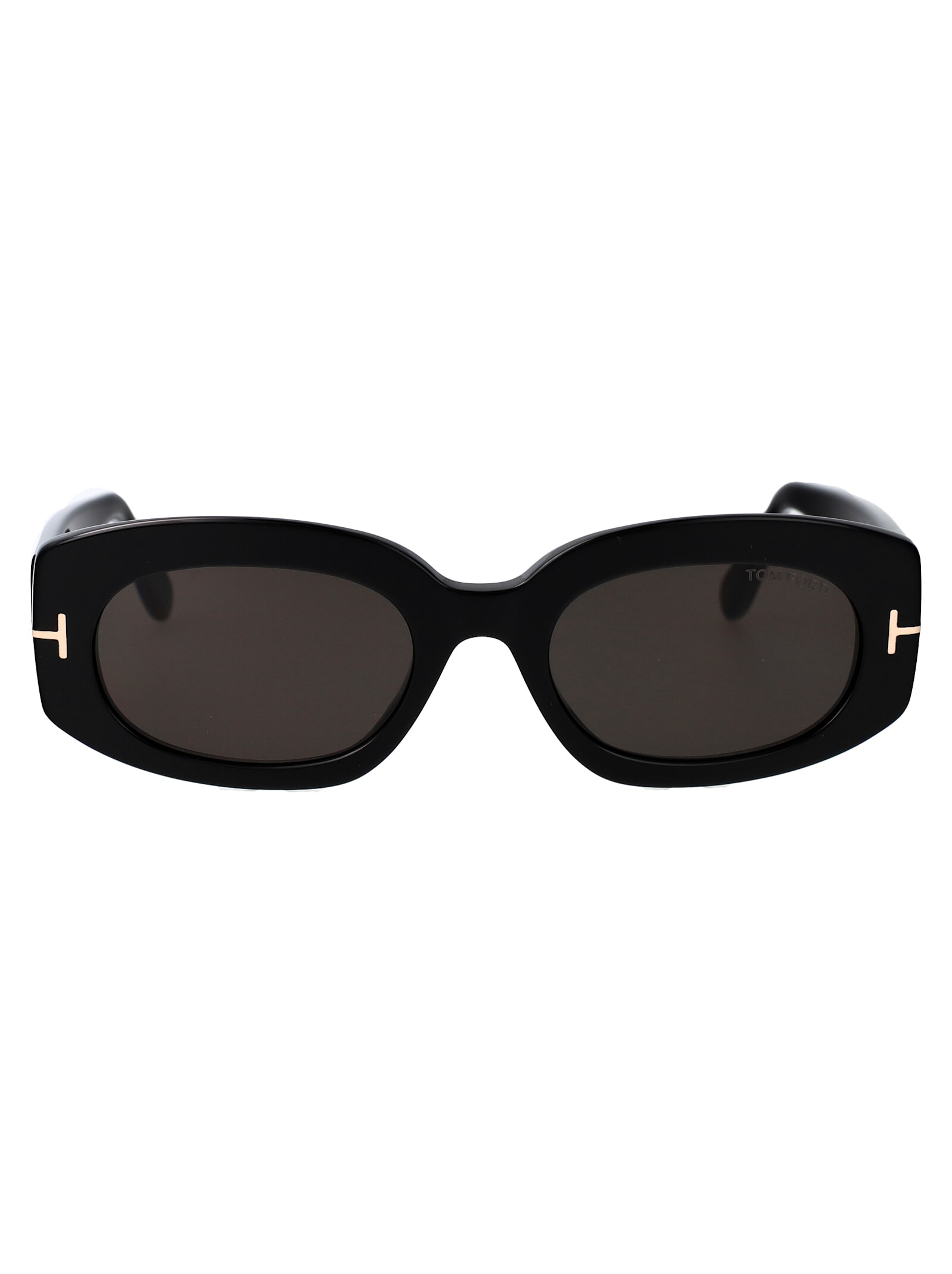 Tom Ford Rectangle-frame Sunglasses In Black