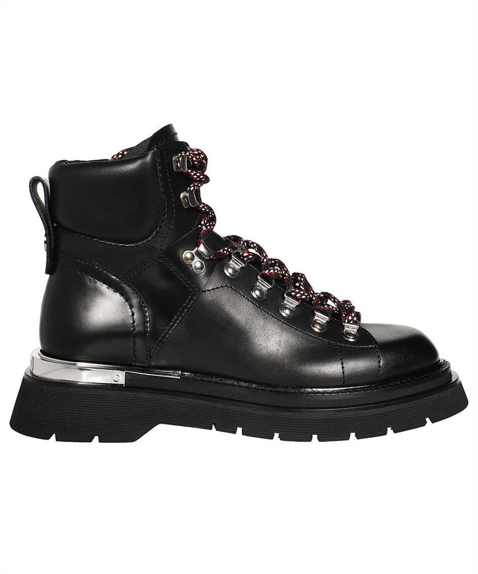 Dsquared2 Leather Combat Boots