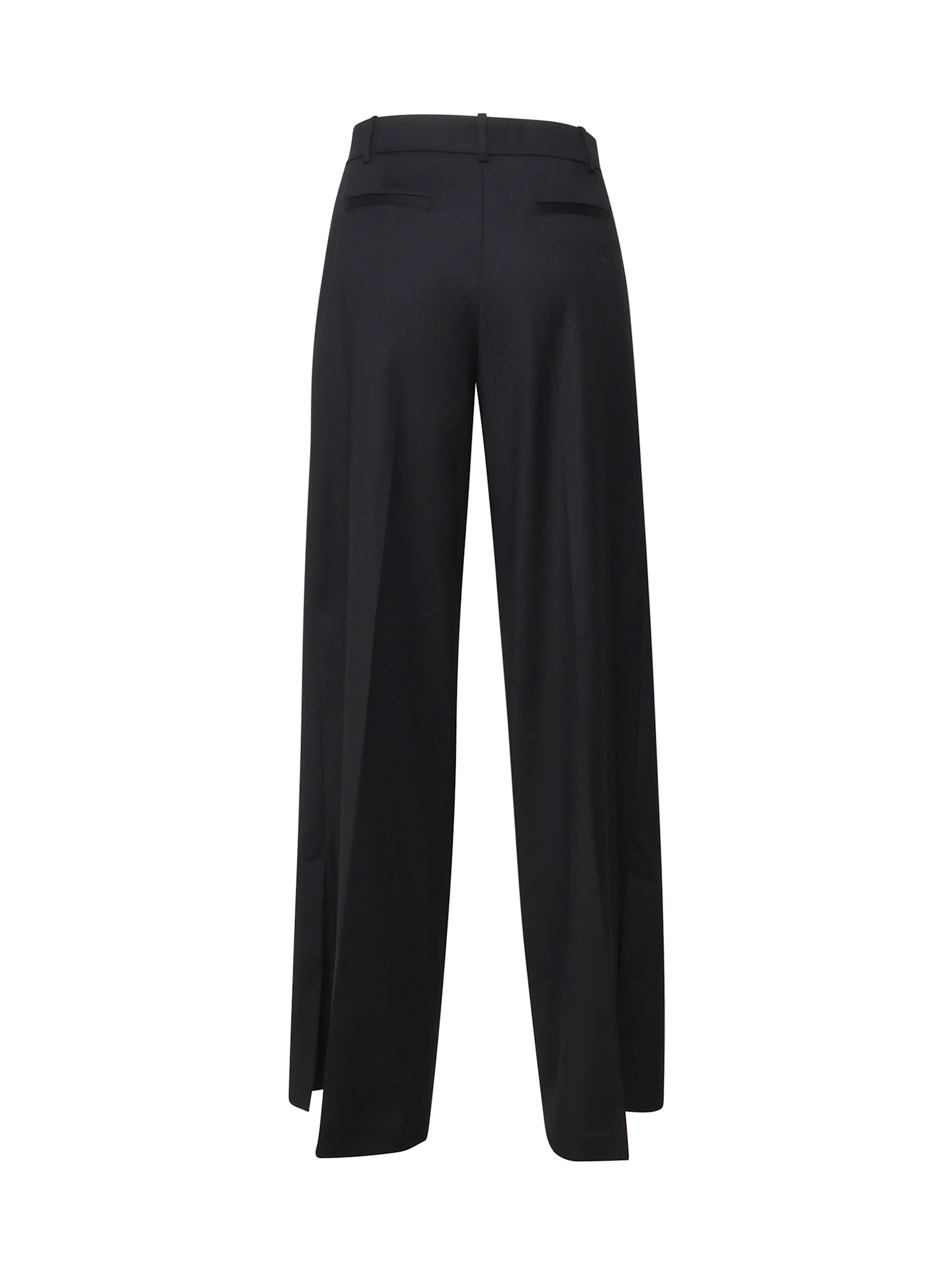 Pinko Benedetti Pants In Blended Wool In Black