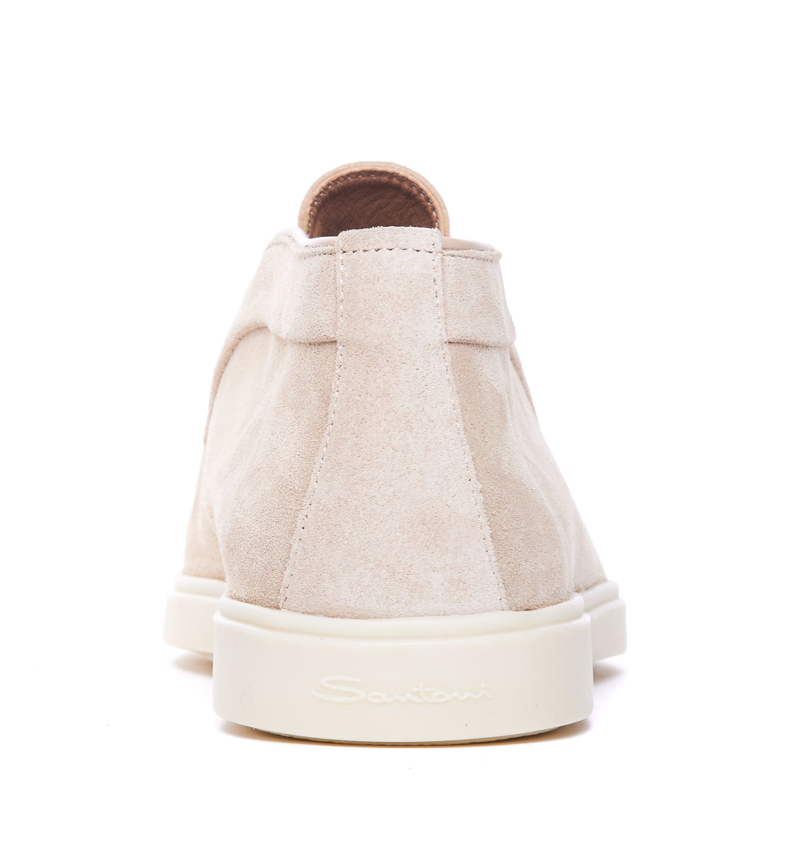 Shop Santoni Desert Ankle Boots In Pink